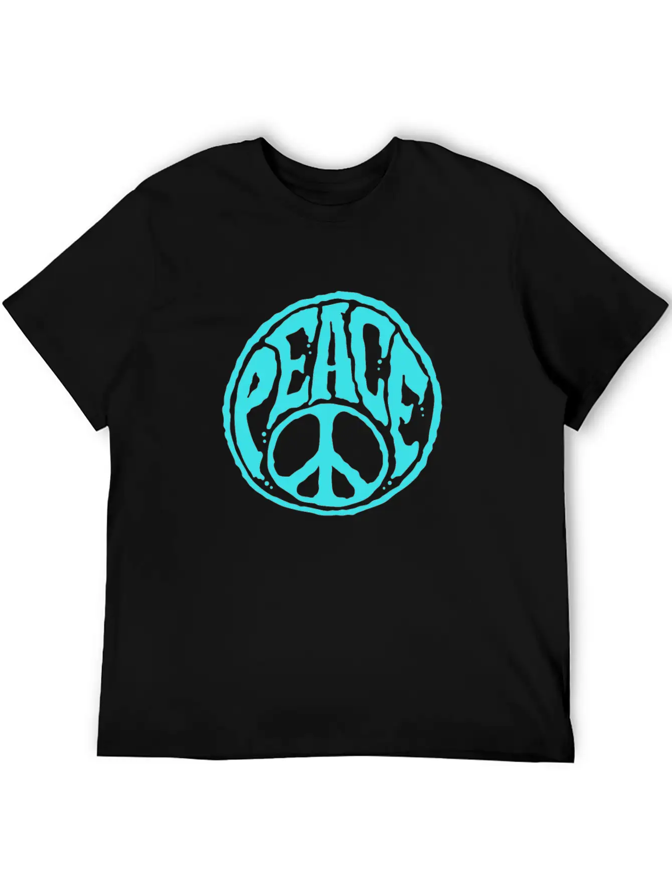 World Peace Sign - Harmony Retro Unisex Casual T-Shirt – Clean Design For Daily Comfort