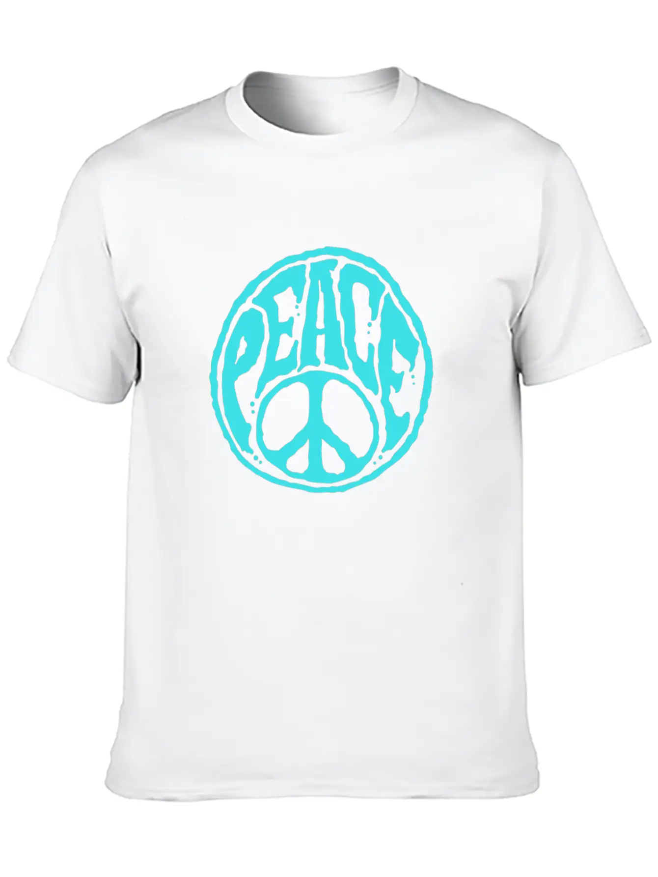 World Peace Sign - Harmony Retro Unisex Casual T-Shirt – Clean Design For Daily Comfort