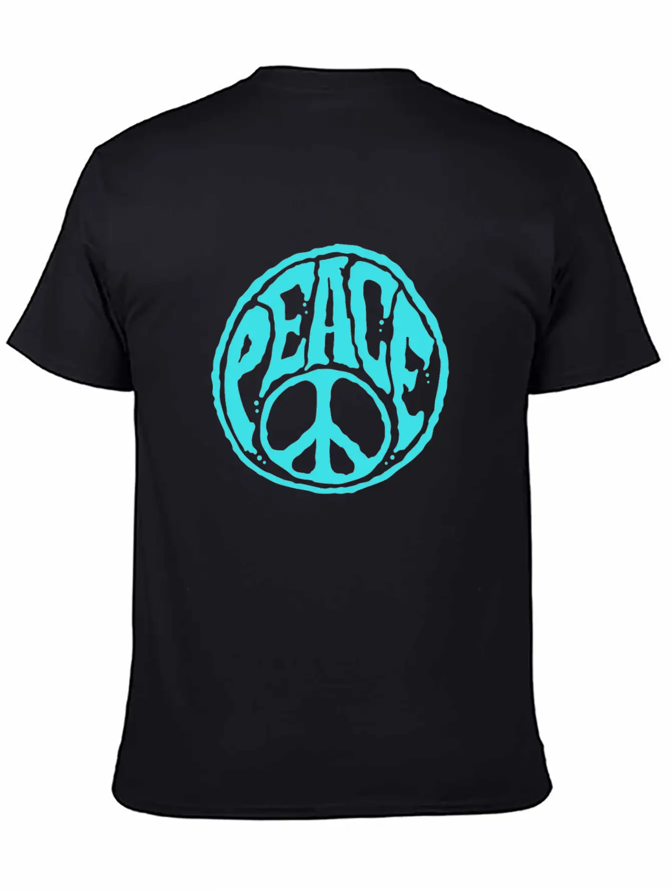 World Peace Sign - Harmony Retro Unisex Casual T-Shirt – Clean Design For Daily Comfort