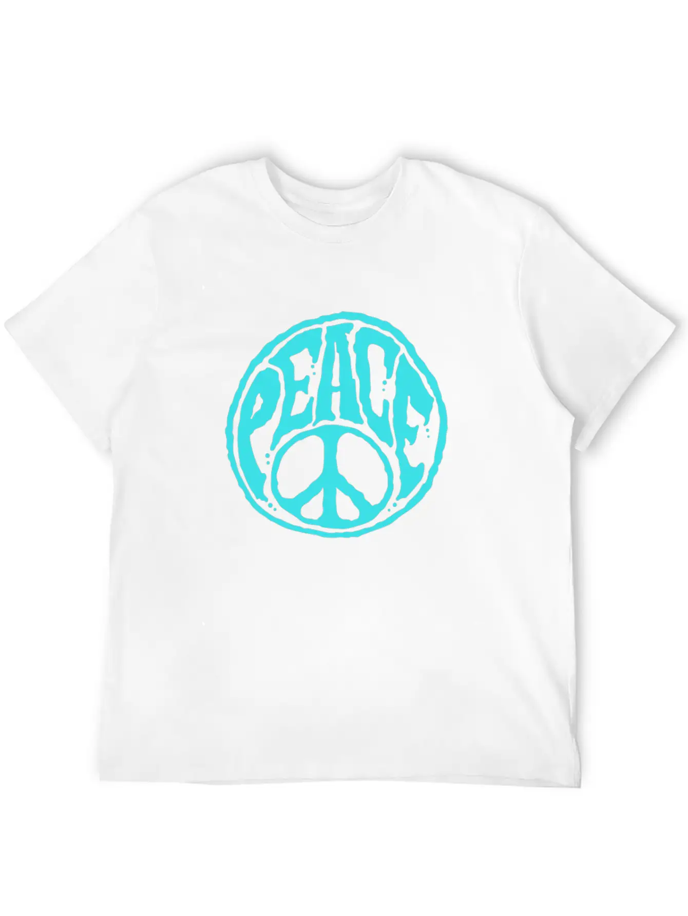 World Peace Sign - Harmony Retro Unisex Casual T-Shirt – Clean Design For Daily Comfort