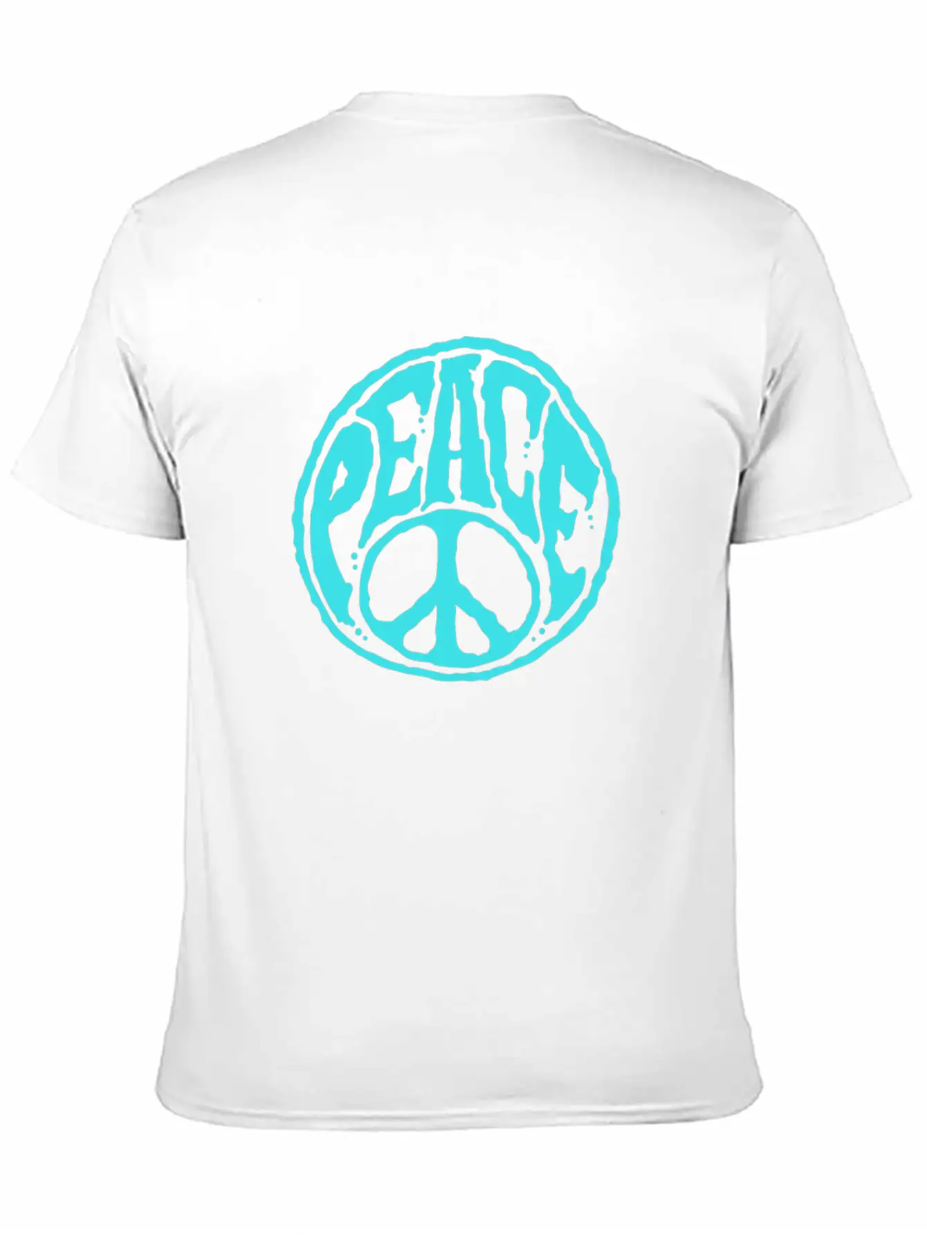 World Peace Sign - Harmony Retro Unisex Casual T-Shirt – Clean Design For Daily Comfort