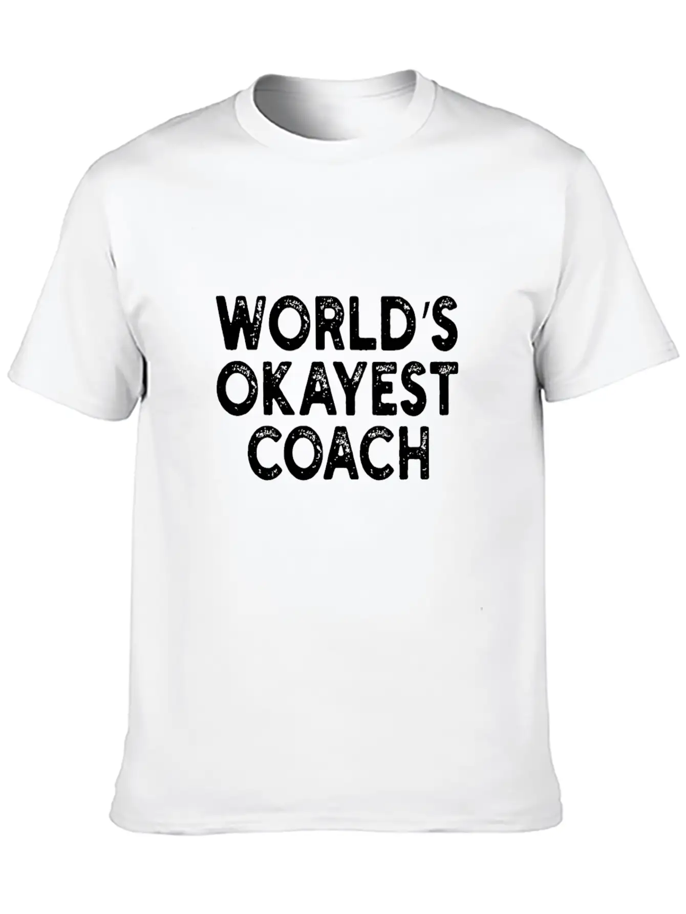 World's Okayest Coach Coach Unisex Casual T-Shirt – Clean Design For Daily Comfort