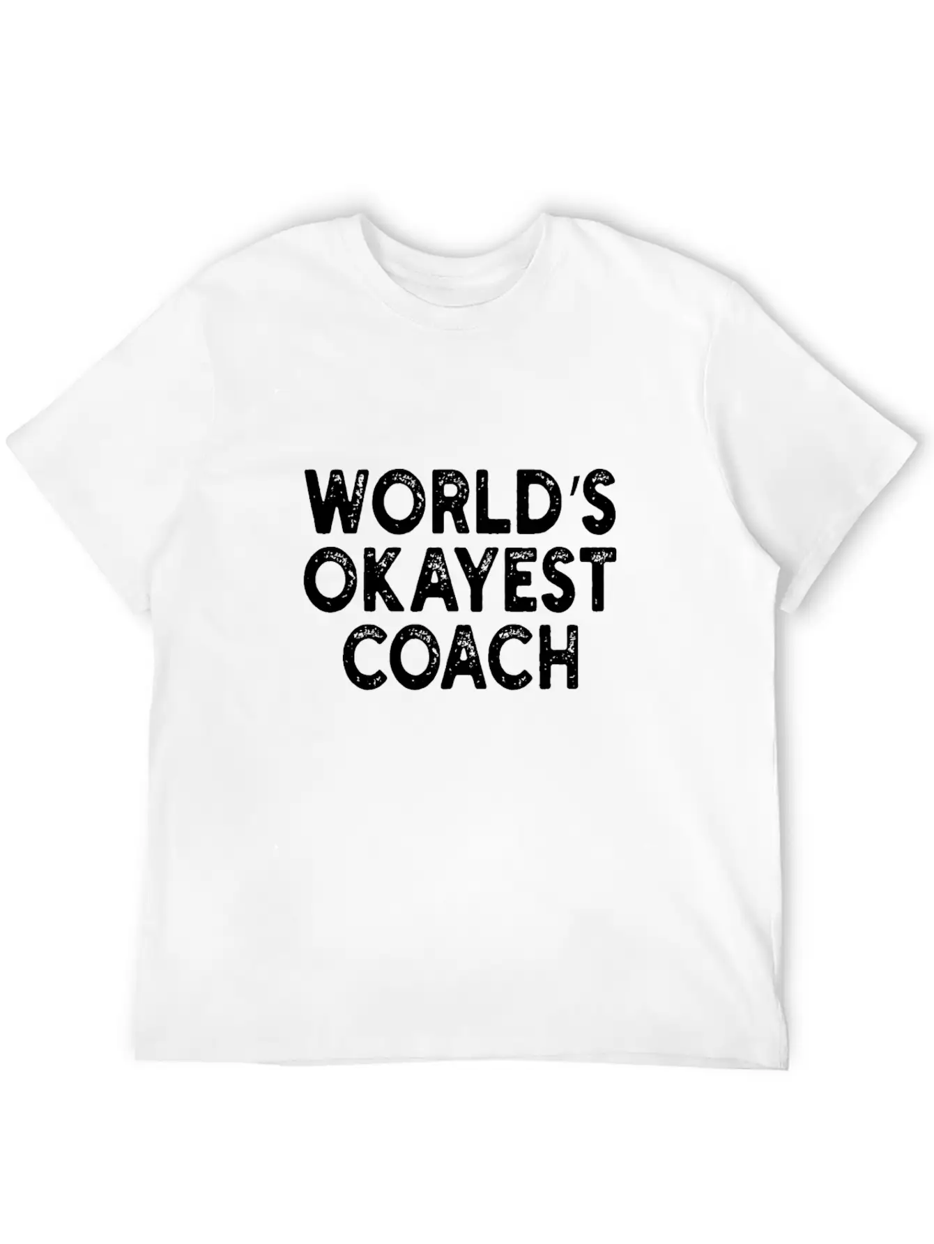 World's Okayest Coach Coach Unisex Casual T-Shirt – Clean Design For Daily Comfort