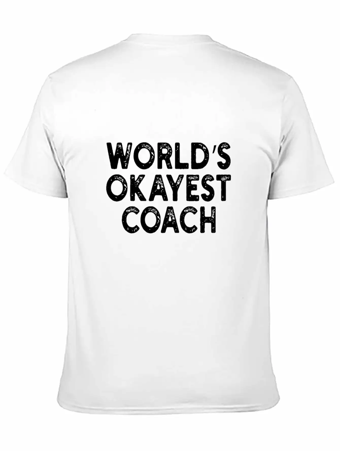 World's Okayest Coach Coach Unisex Casual T-Shirt – Clean Design For Daily Comfort