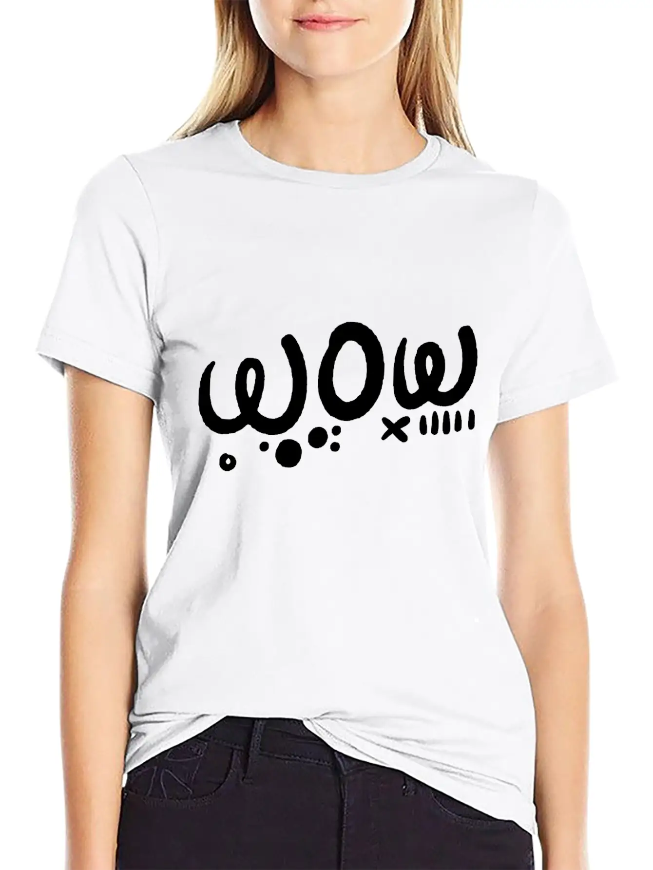 Wow Typography Style Quote Unisex Casual T-Shirt – Clean Design For Daily Comfort