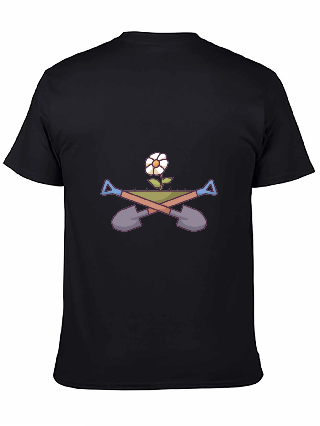 Gardener T-Shirt - Flower & Shovel Graphic Tee