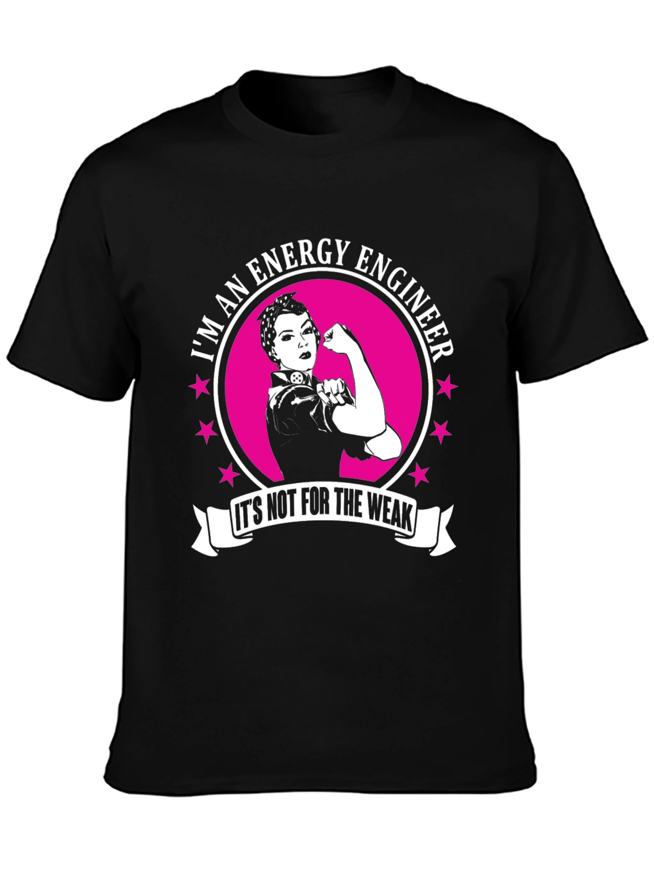 Energy Engineer Strong Woman Graphic T-Shirt