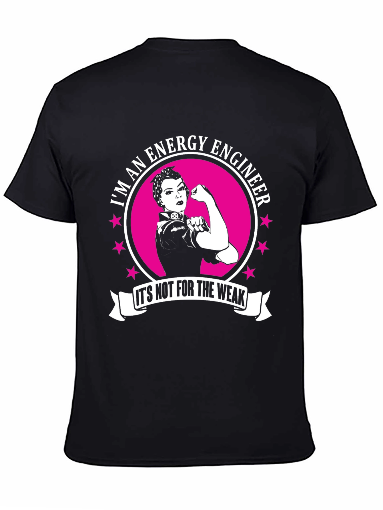 Energy Engineer Strong Woman Graphic T-Shirt