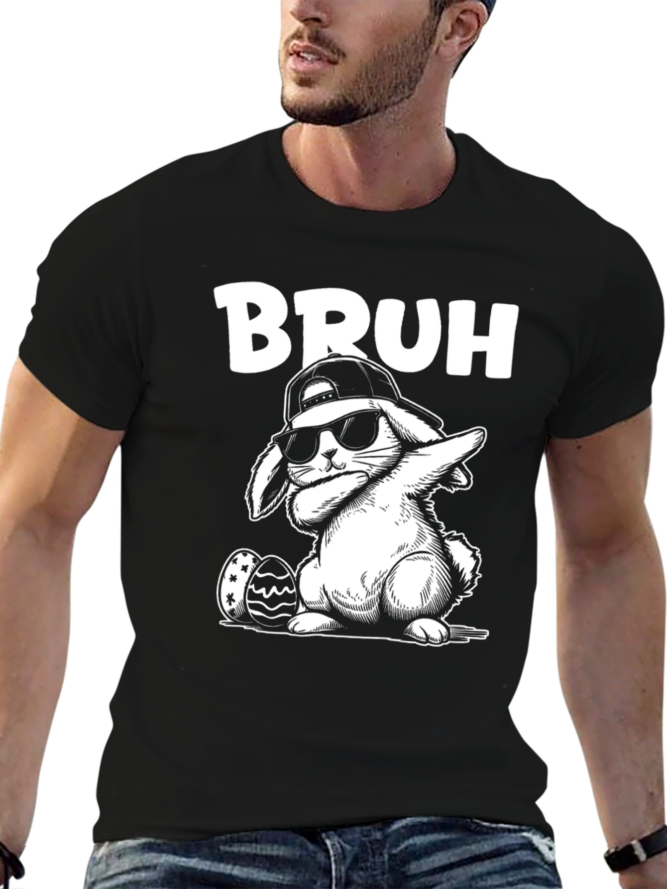 Bruh Easter Bunny Dab T-Shirt