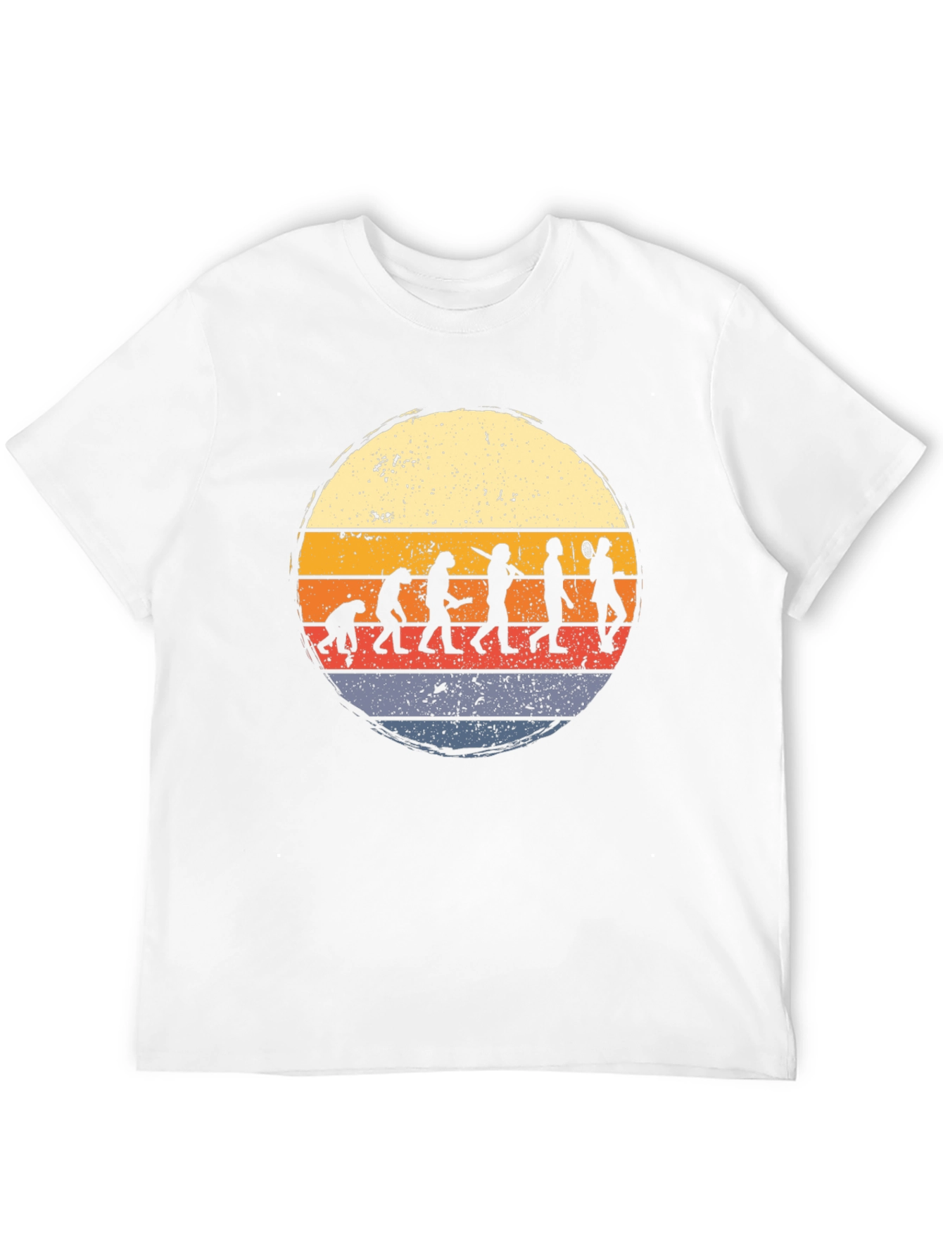 Evolution of Disc Golf Retro Style T-Shirt