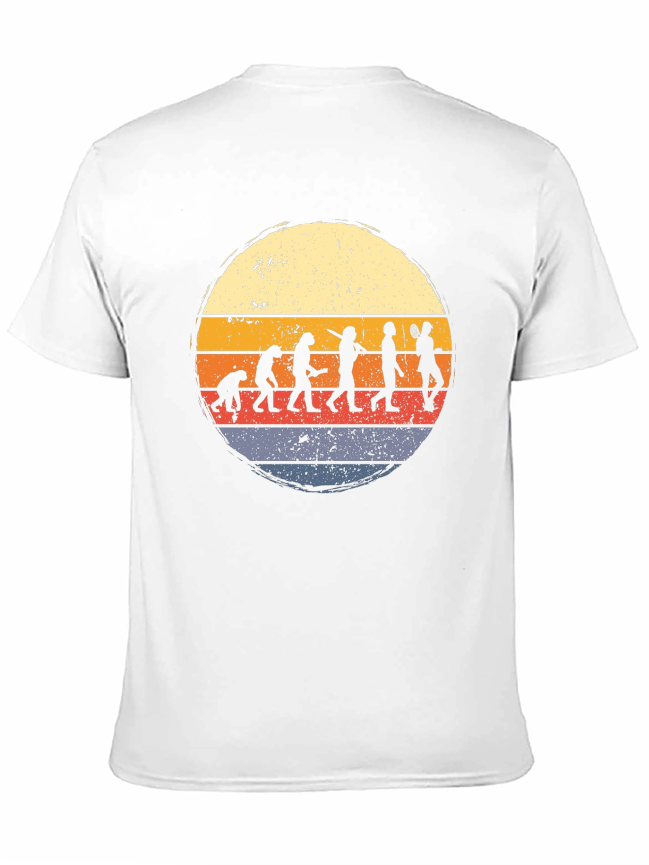 Evolution of Disc Golf Retro Style T-Shirt