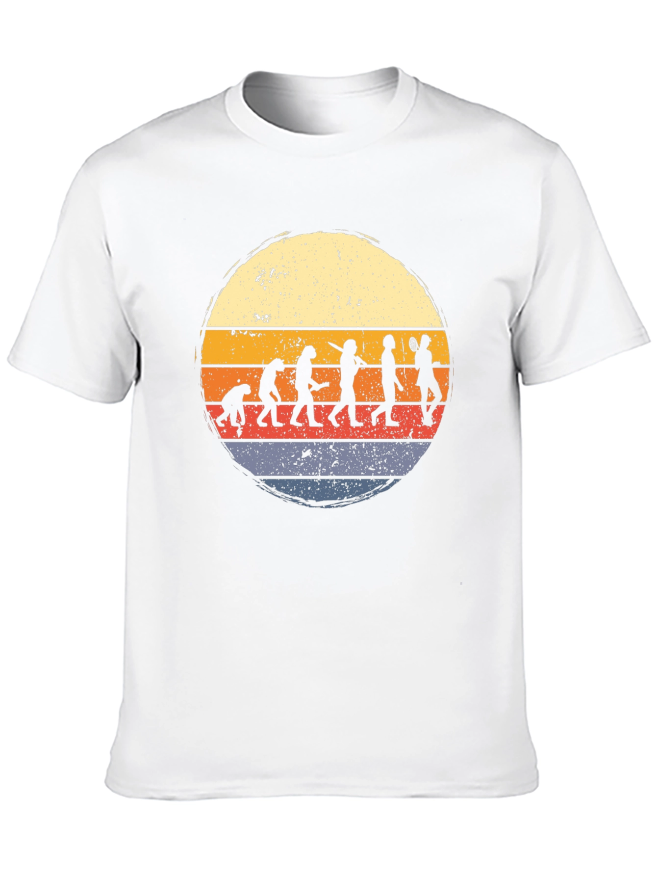 Evolution of Disc Golf Retro Style T-Shirt