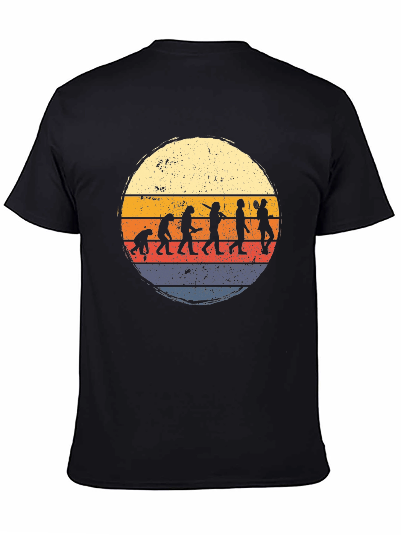 Evolution of Disc Golf Retro Style T-Shirt