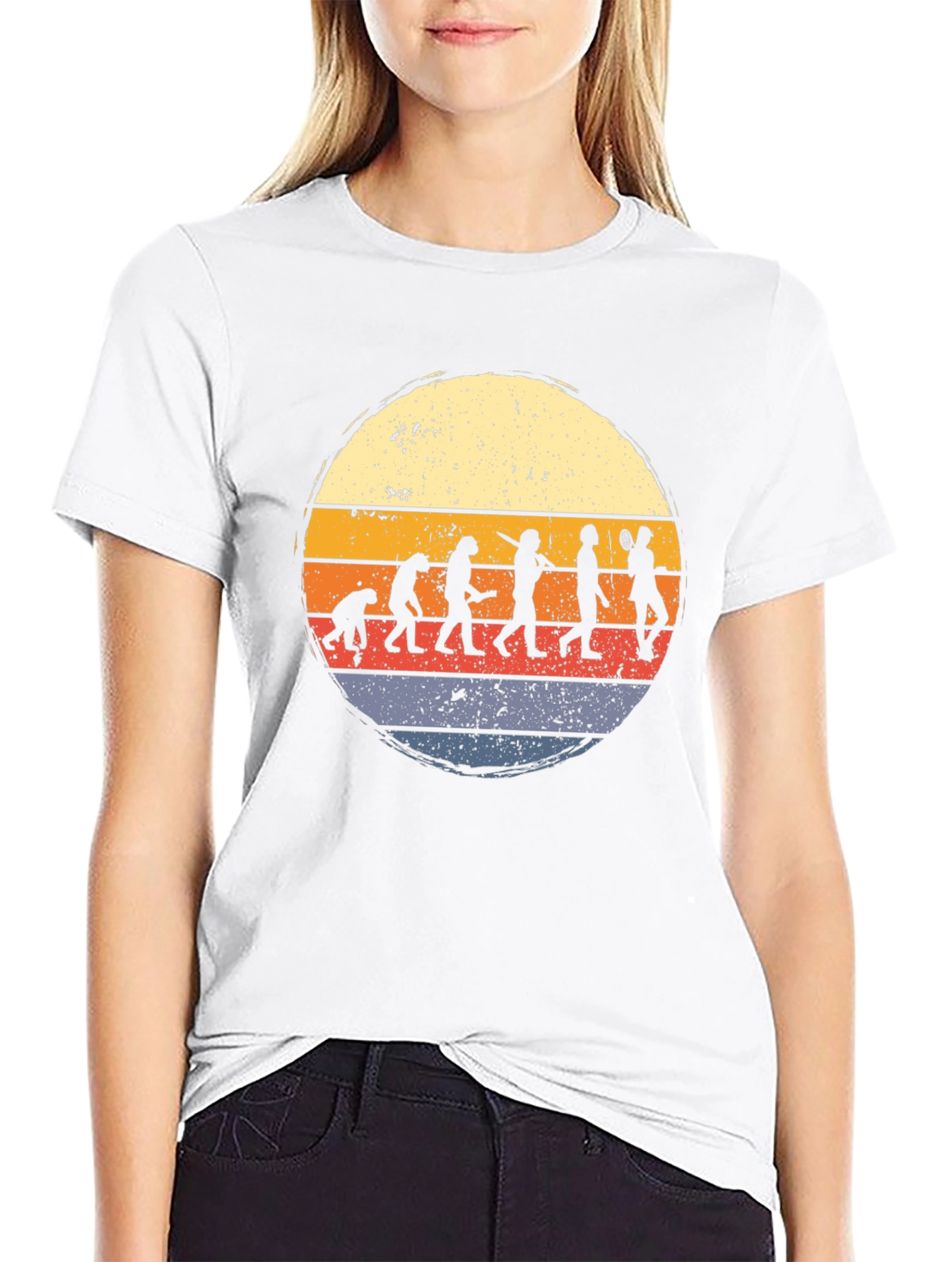Evolution of Disc Golf Retro Style T-Shirt