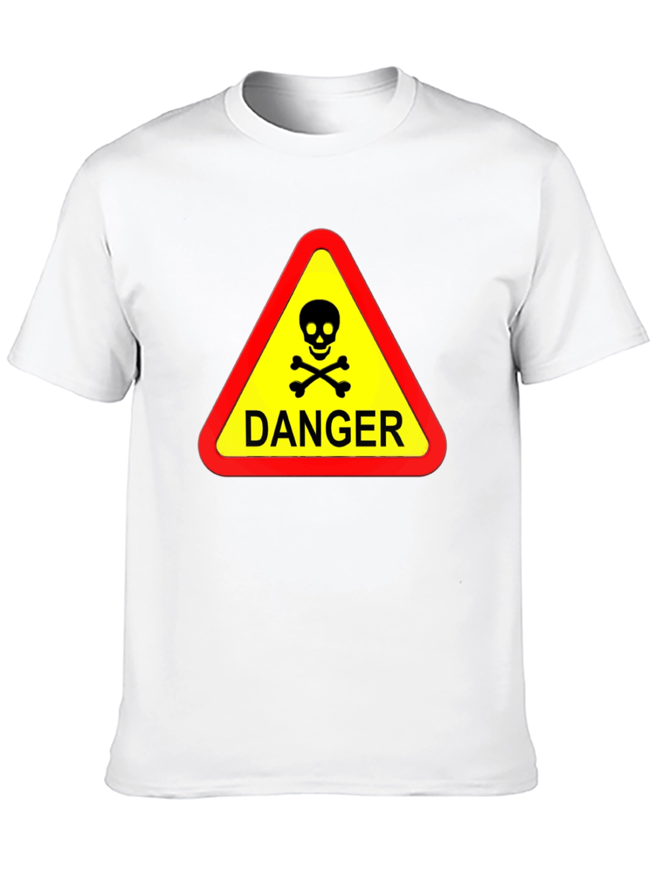 Danger Skull & Crossbones Graphic T-Shirt