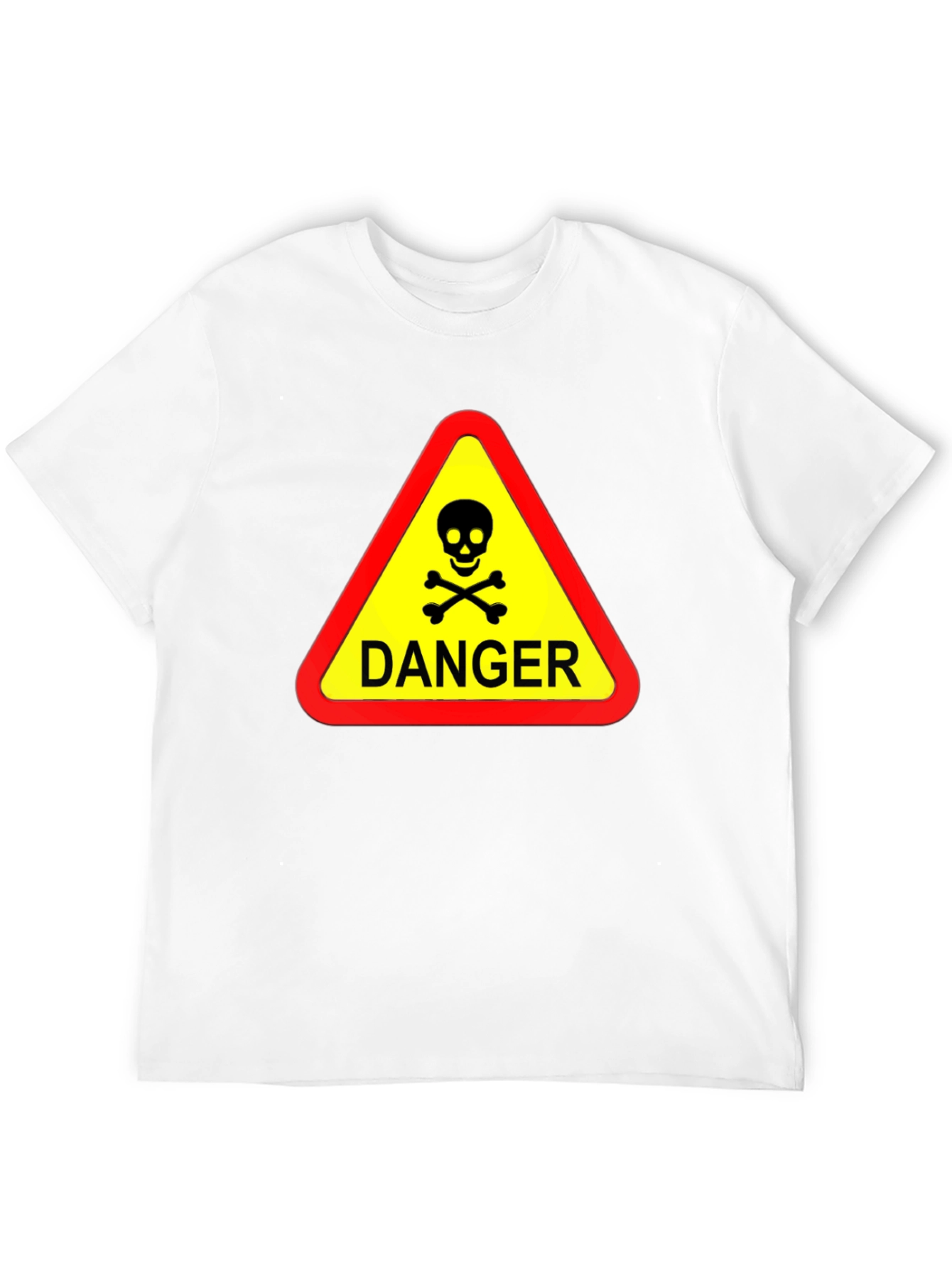 Danger Skull & Crossbones Graphic T-Shirt