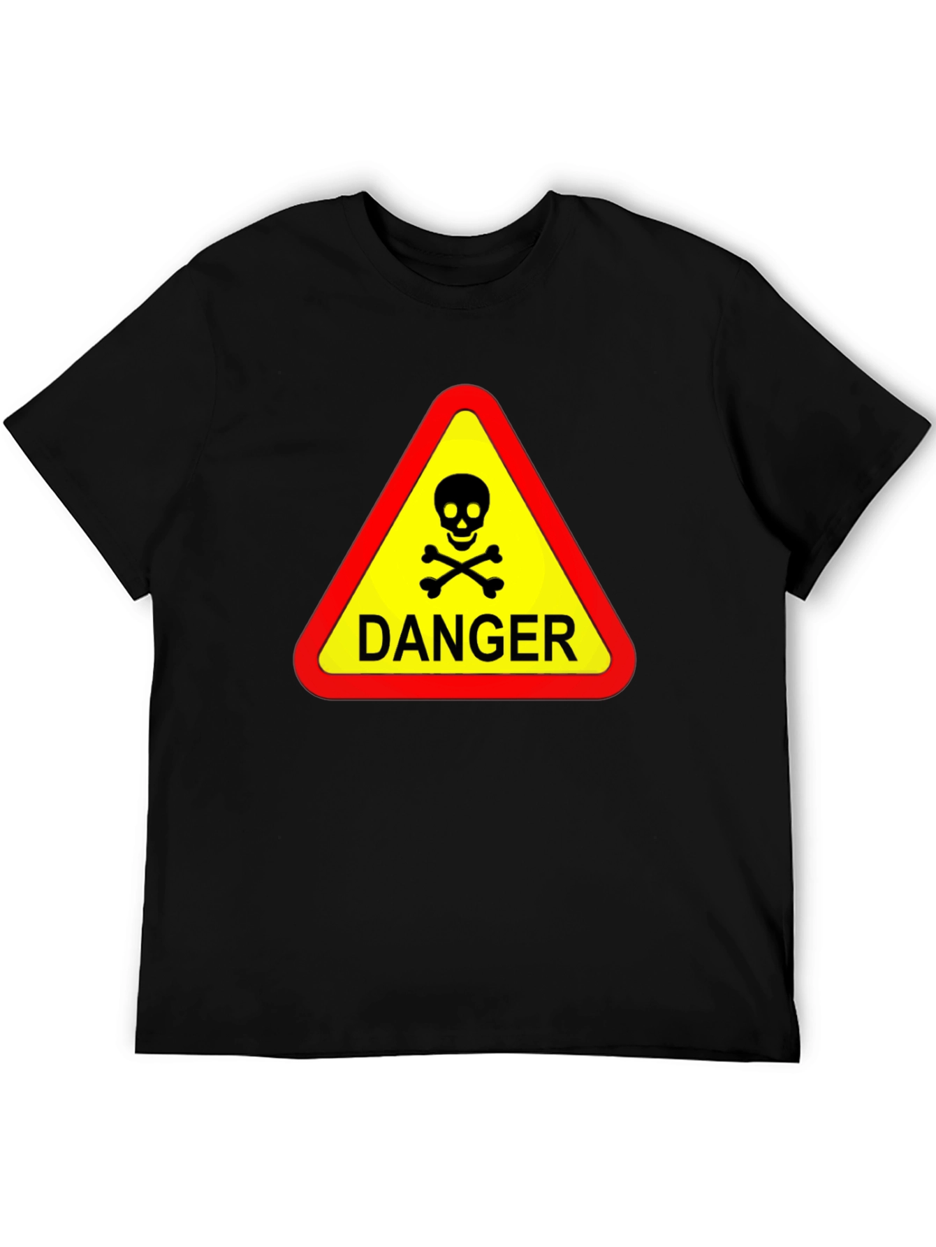 Danger Skull & Crossbones Graphic T-Shirt