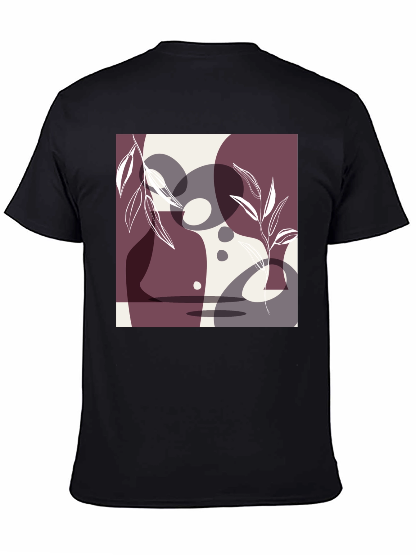 Abstract Art Black T-Shirt