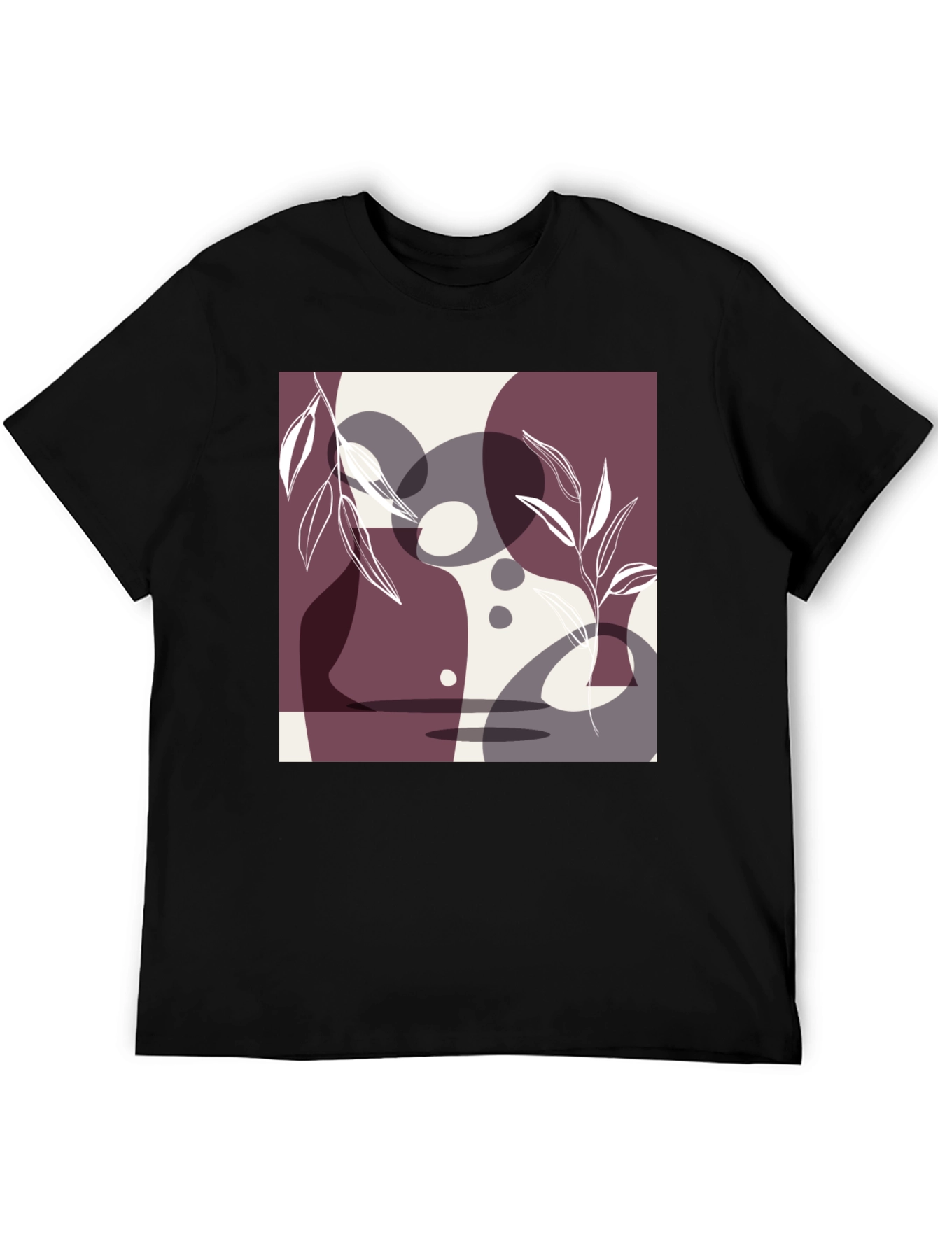 Abstract Art Black T-Shirt