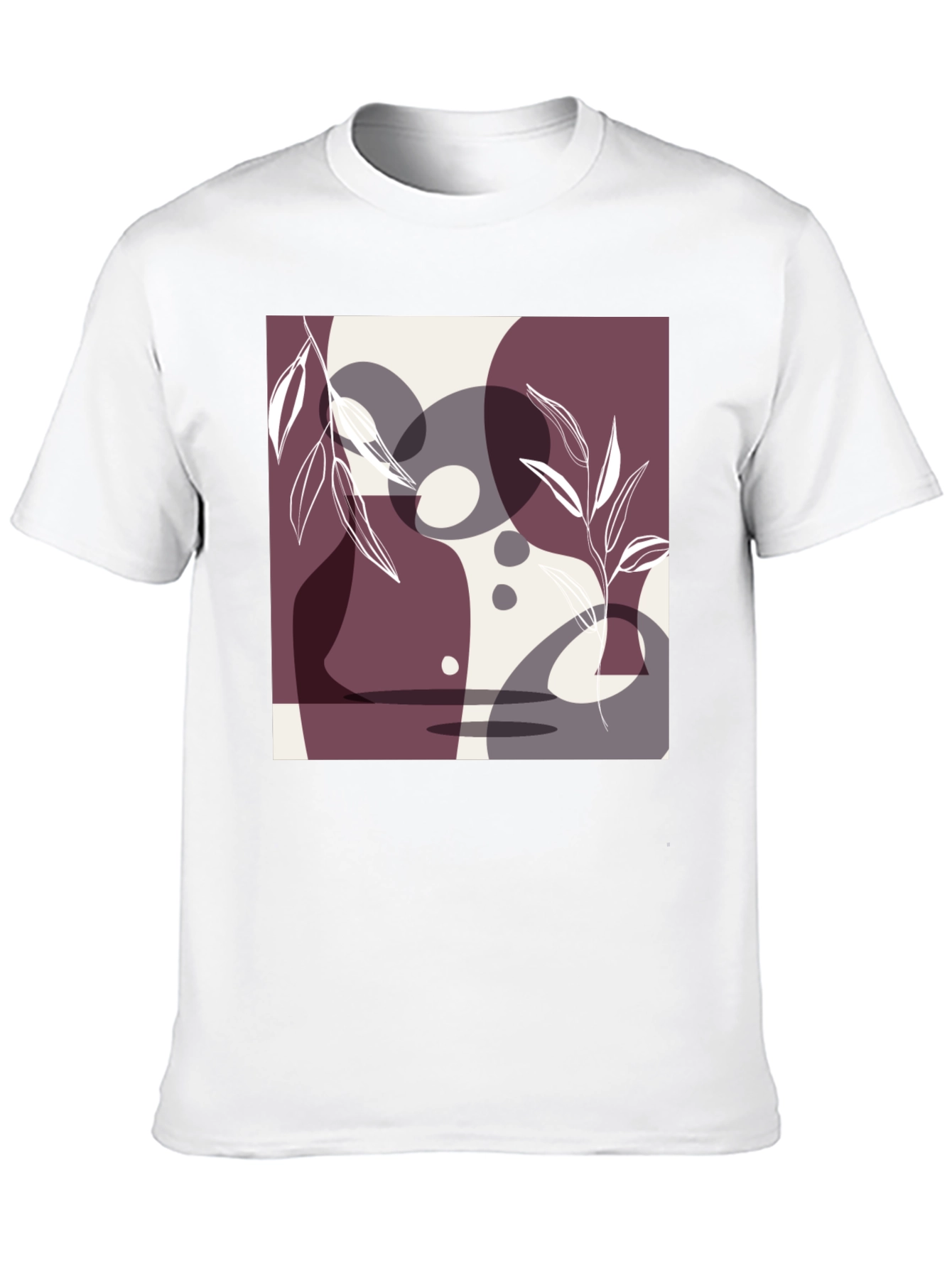 Abstract Art Black T-Shirt