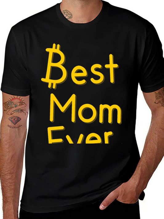 Best Mom Ever Black Graphic Tee