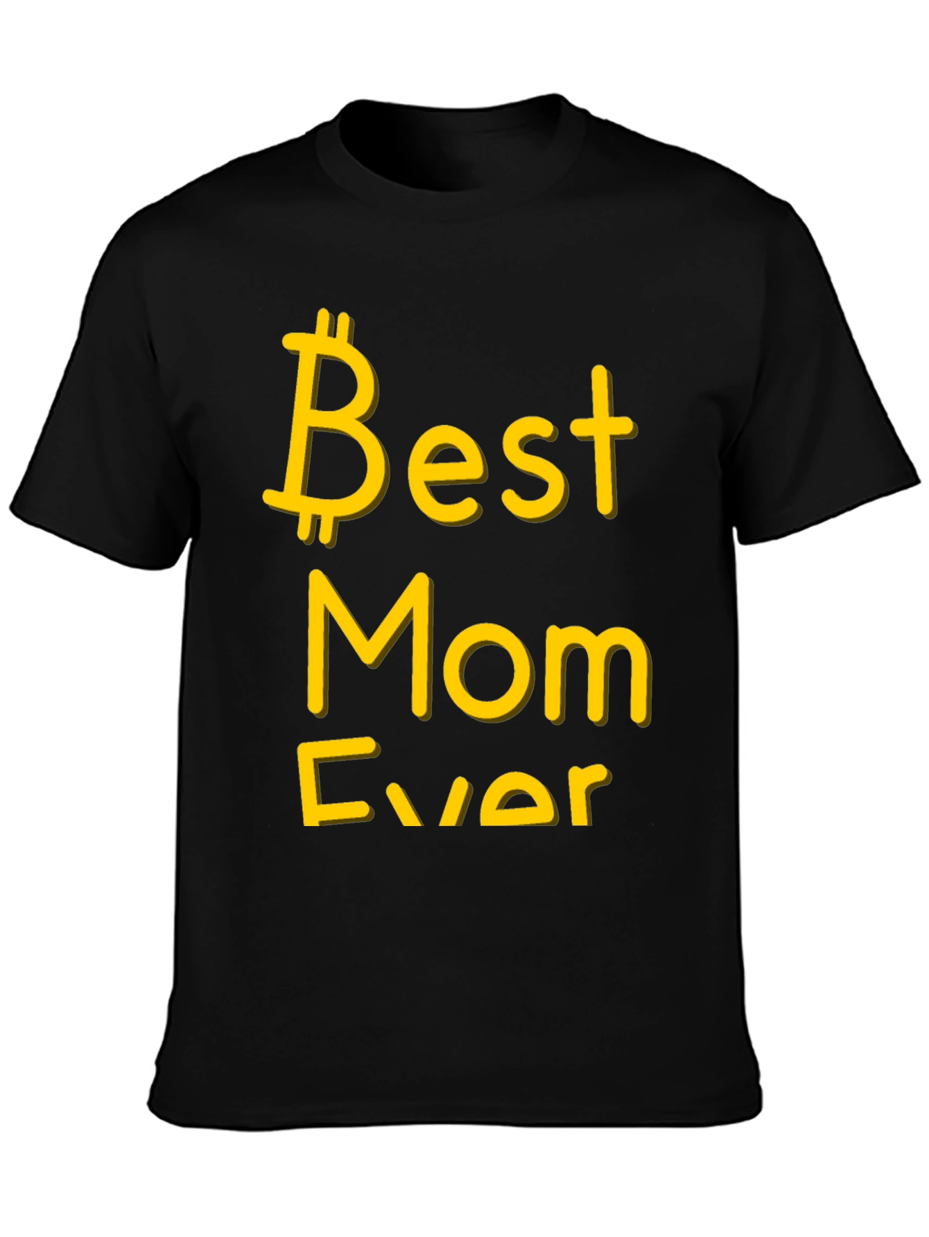 Best Mom Ever Black Graphic Tee