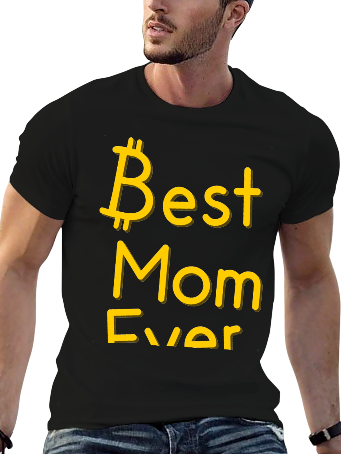 Best Mom Ever Black Graphic Tee