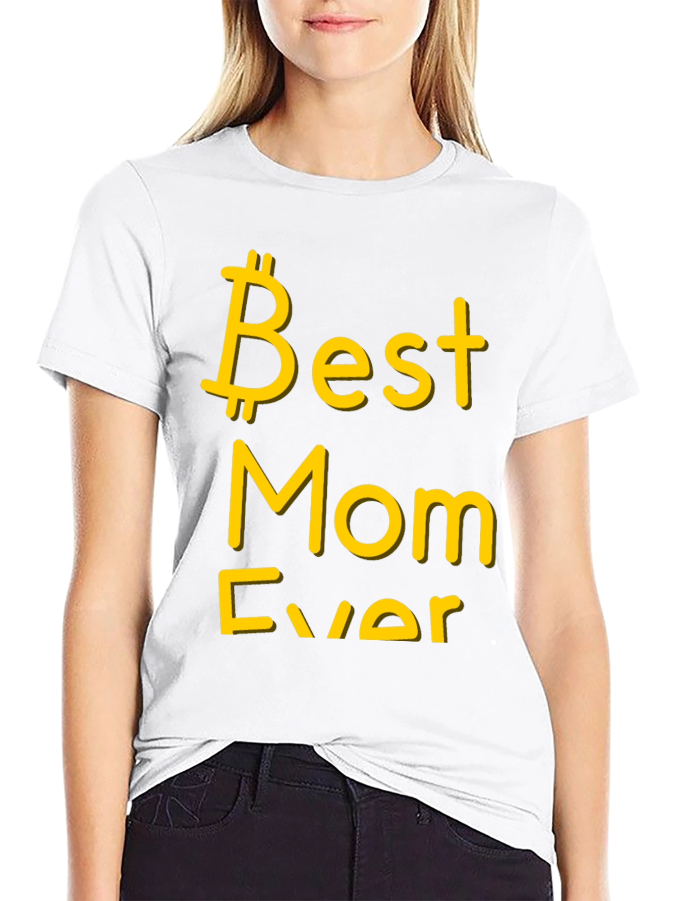 Best Mom Ever Black Graphic Tee