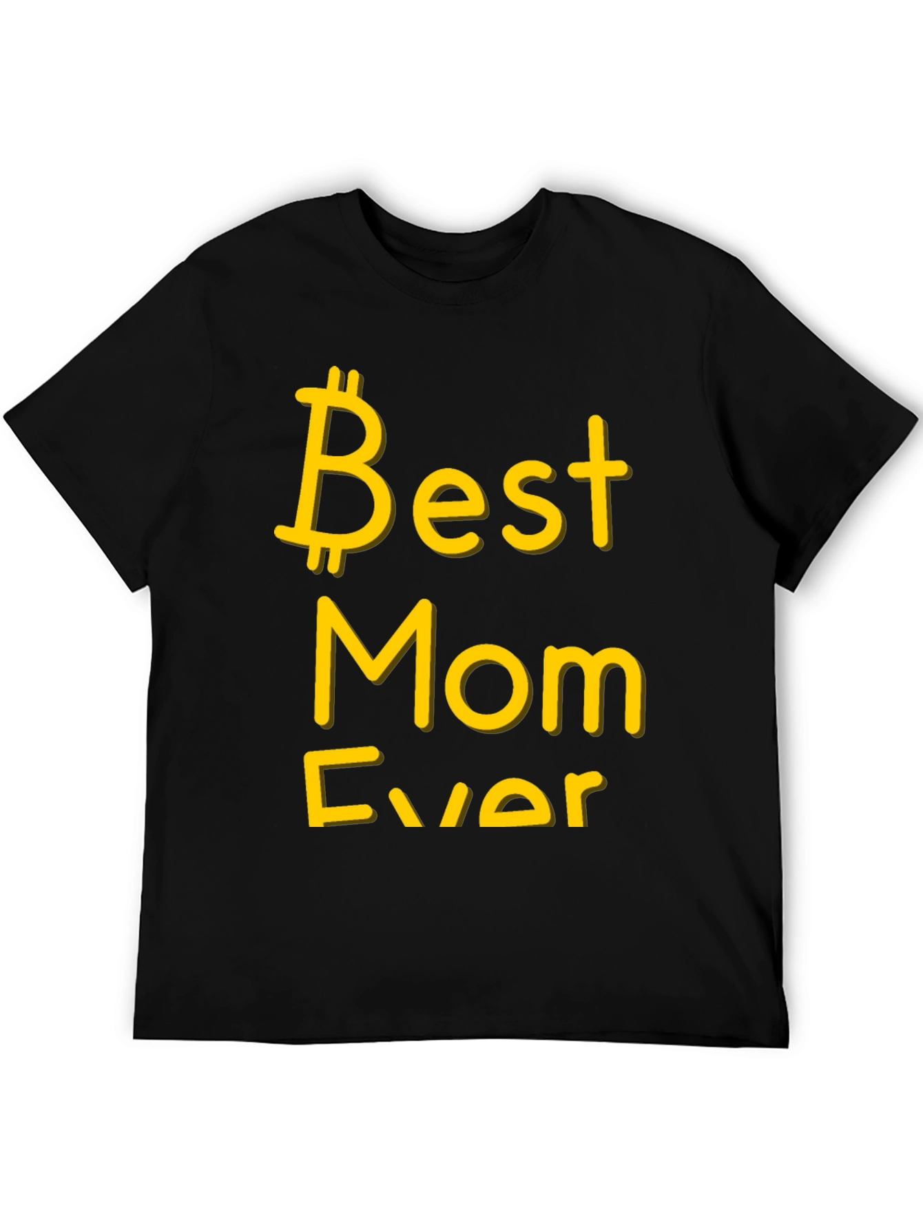 Best Mom Ever Black Graphic Tee