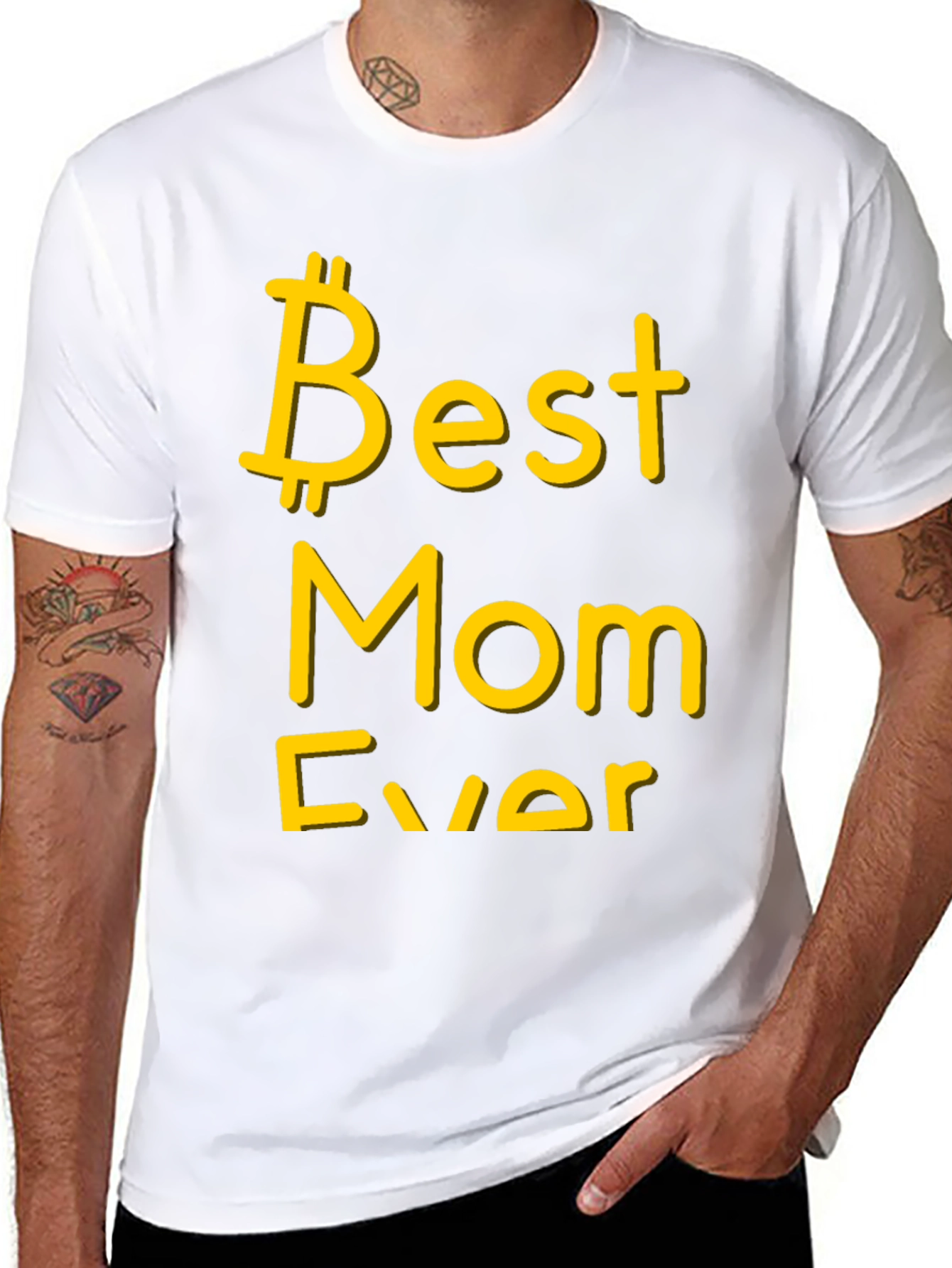 Best Mom Ever Black Graphic Tee