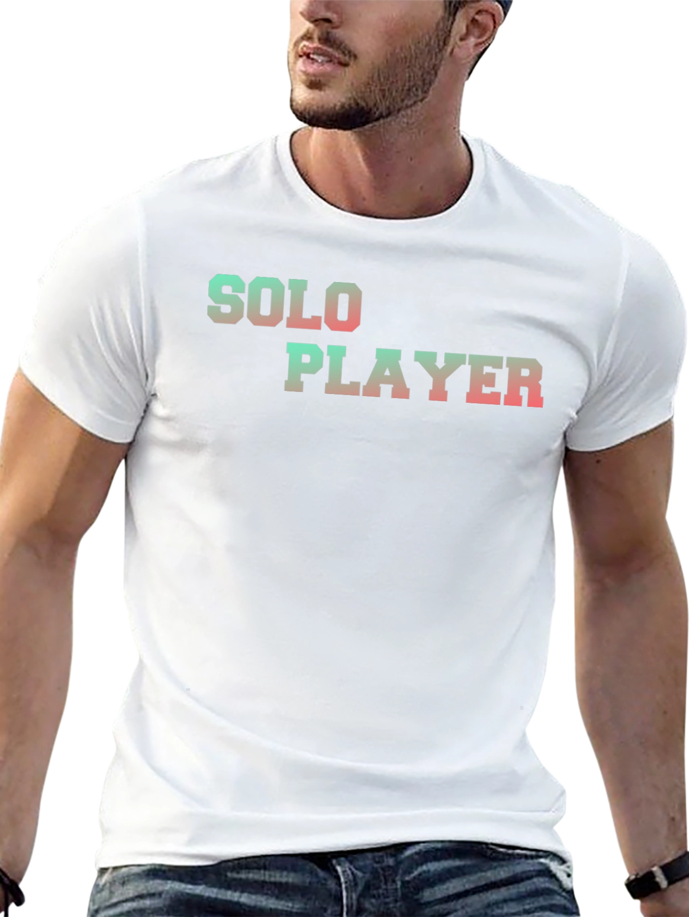 Solo Player Graphic Tee - Gamer Style T-Shirt