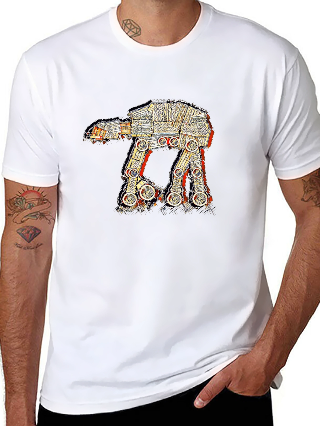 Star Wars AT-AT Walker Black T-Shirt