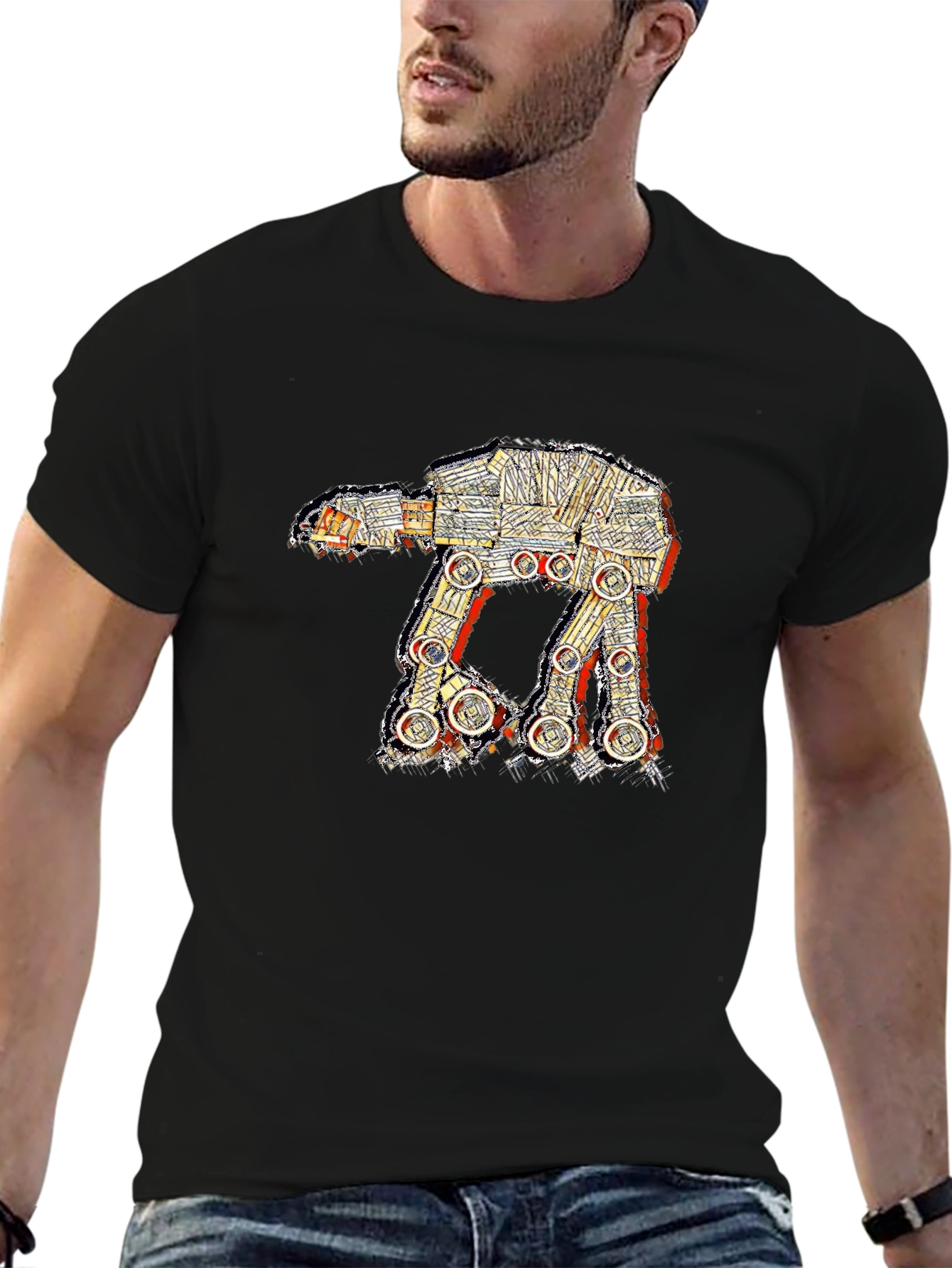 Star Wars AT-AT Walker Black T-Shirt