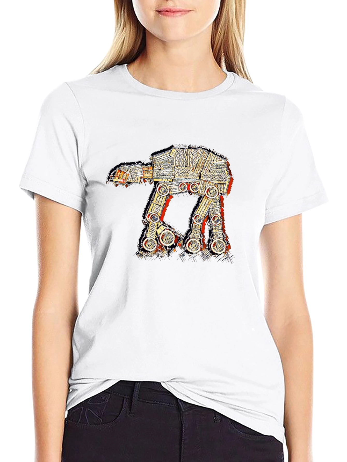 Star Wars AT-AT Walker Black T-Shirt