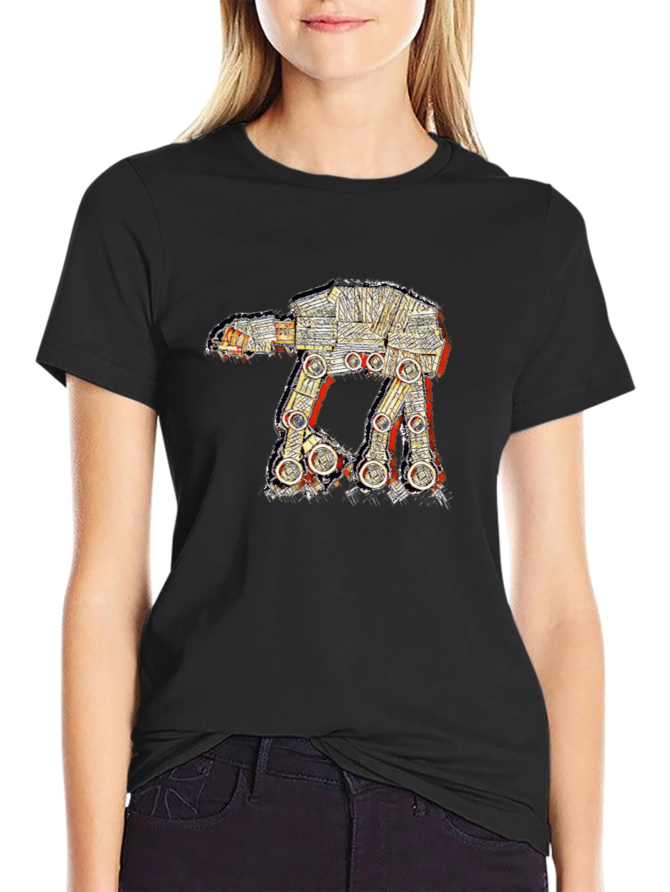 Star Wars AT-AT Walker Black T-Shirt