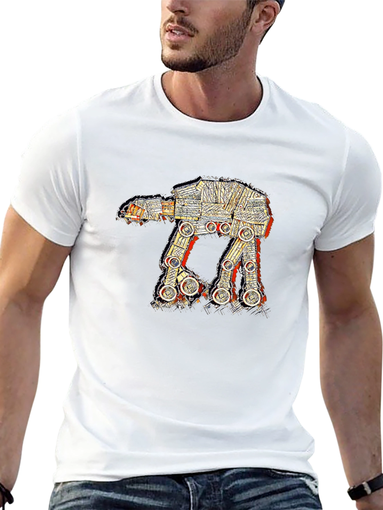 Star Wars AT-AT Walker Black T-Shirt