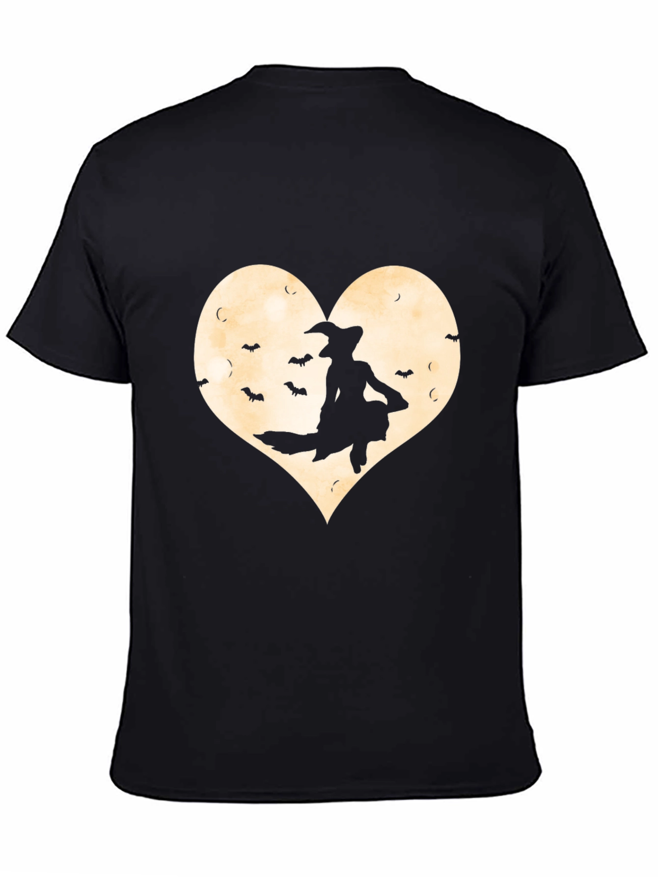 Witch Heart Graphic Tee - Halloween Shirt