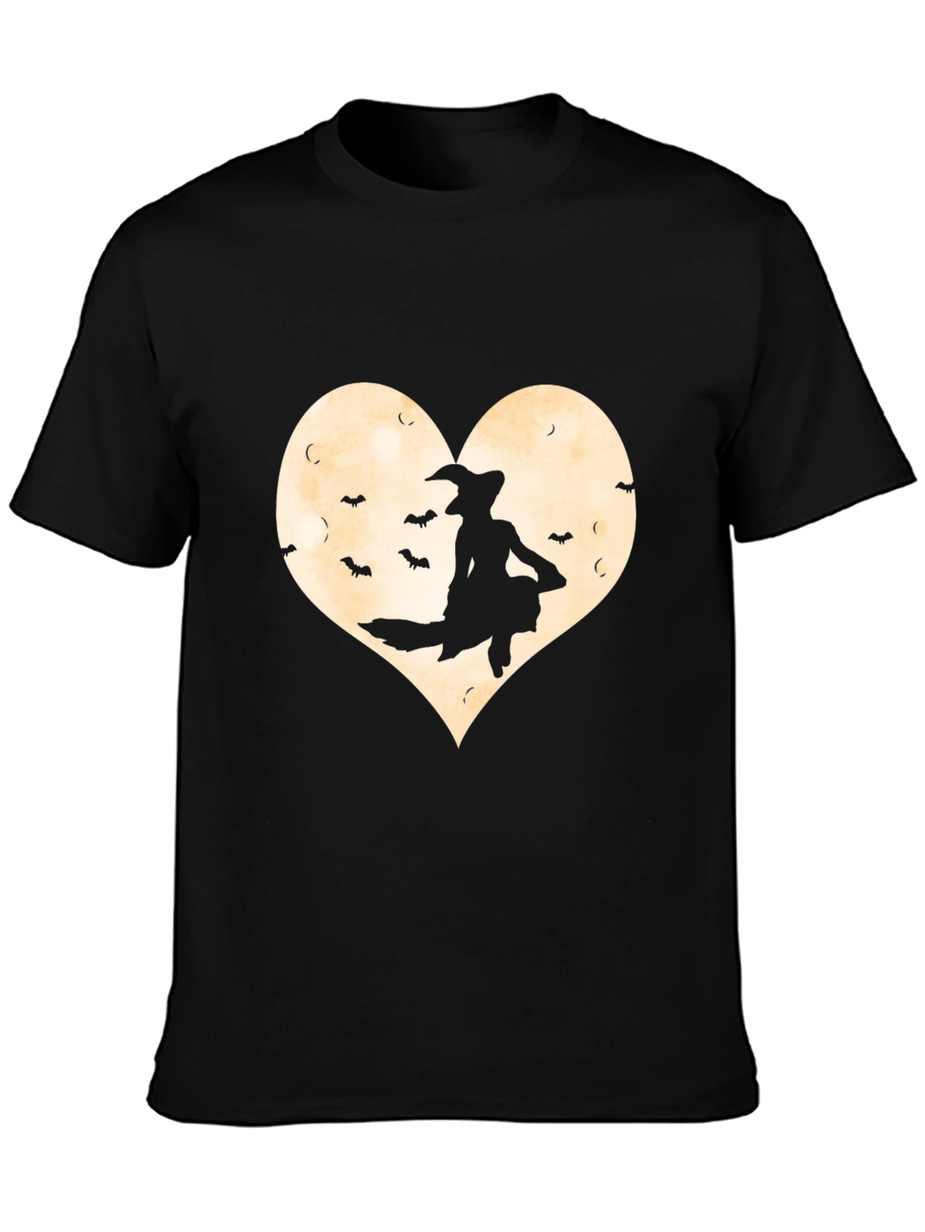 Witch Heart Graphic Tee - Halloween Shirt