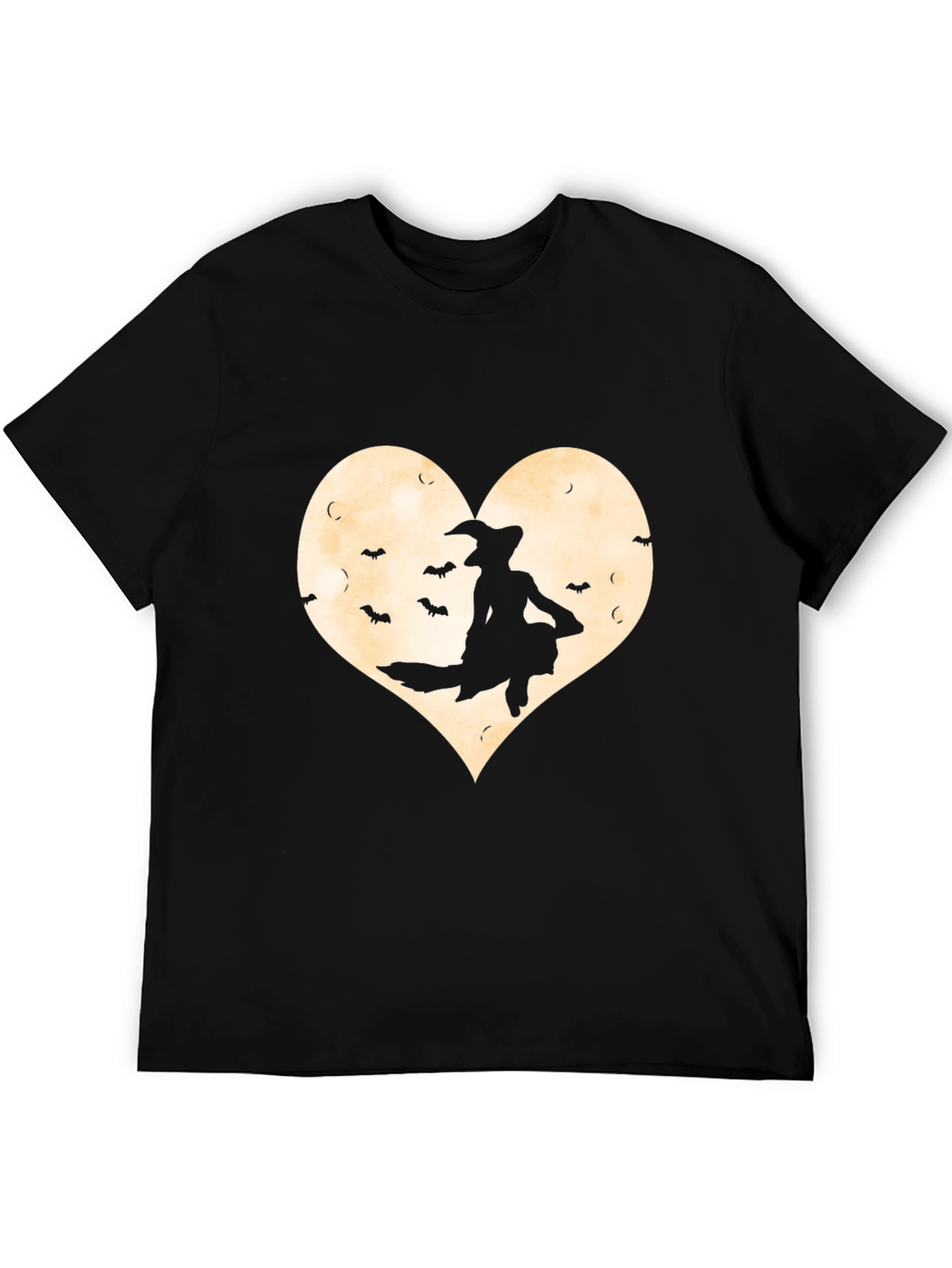 Witch Heart Graphic Tee - Halloween Shirt