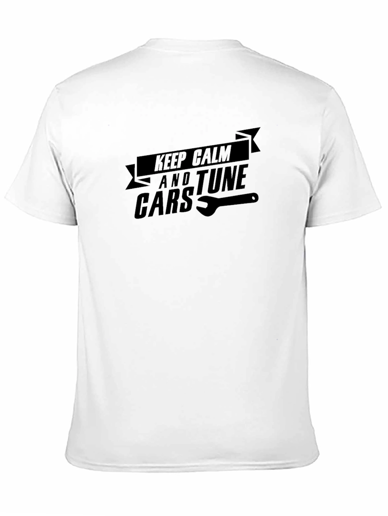 Keep Calm and Tune Cars Black T-Shirt