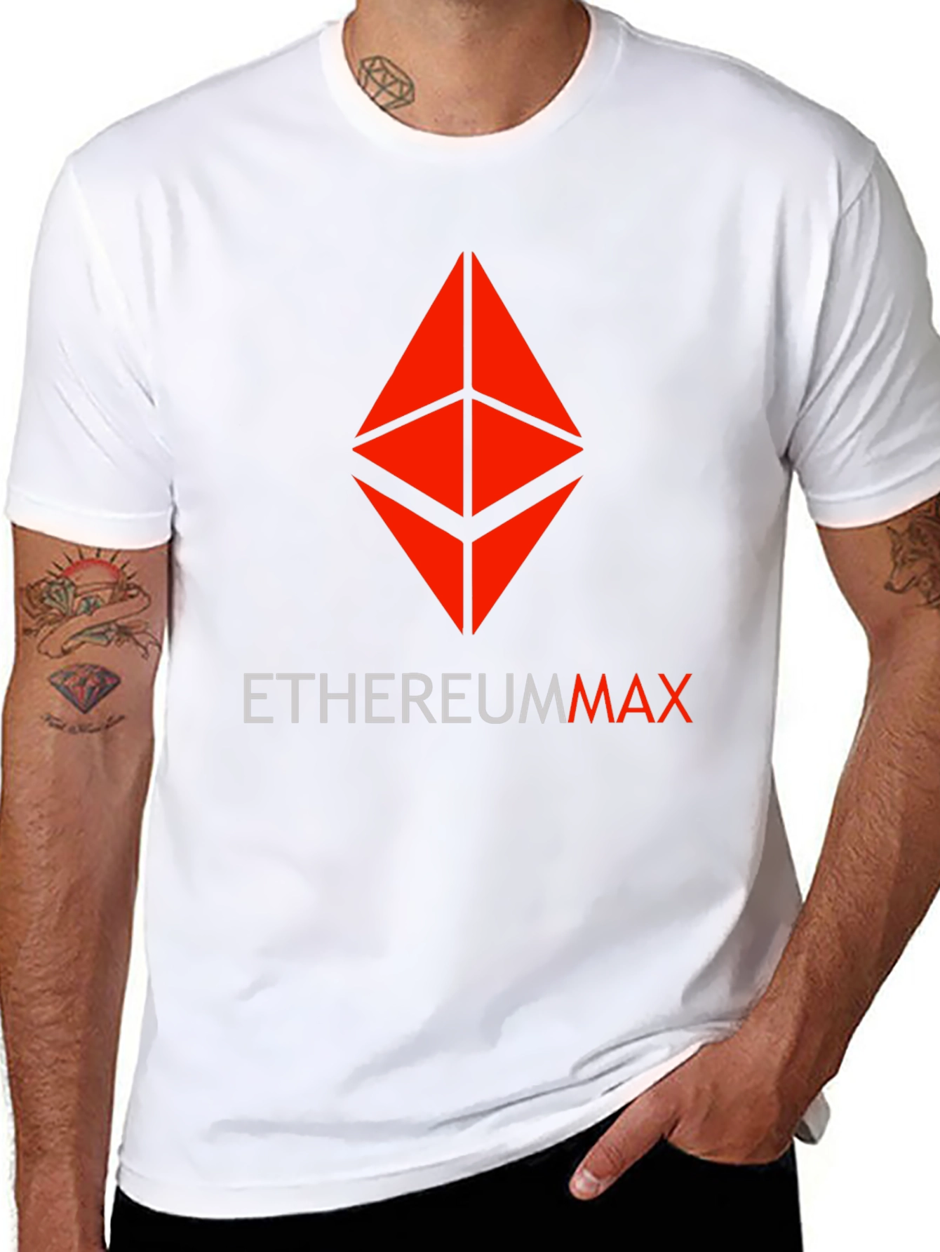 EthereumMax Graphic T-Shirt - Black Crypto Tee