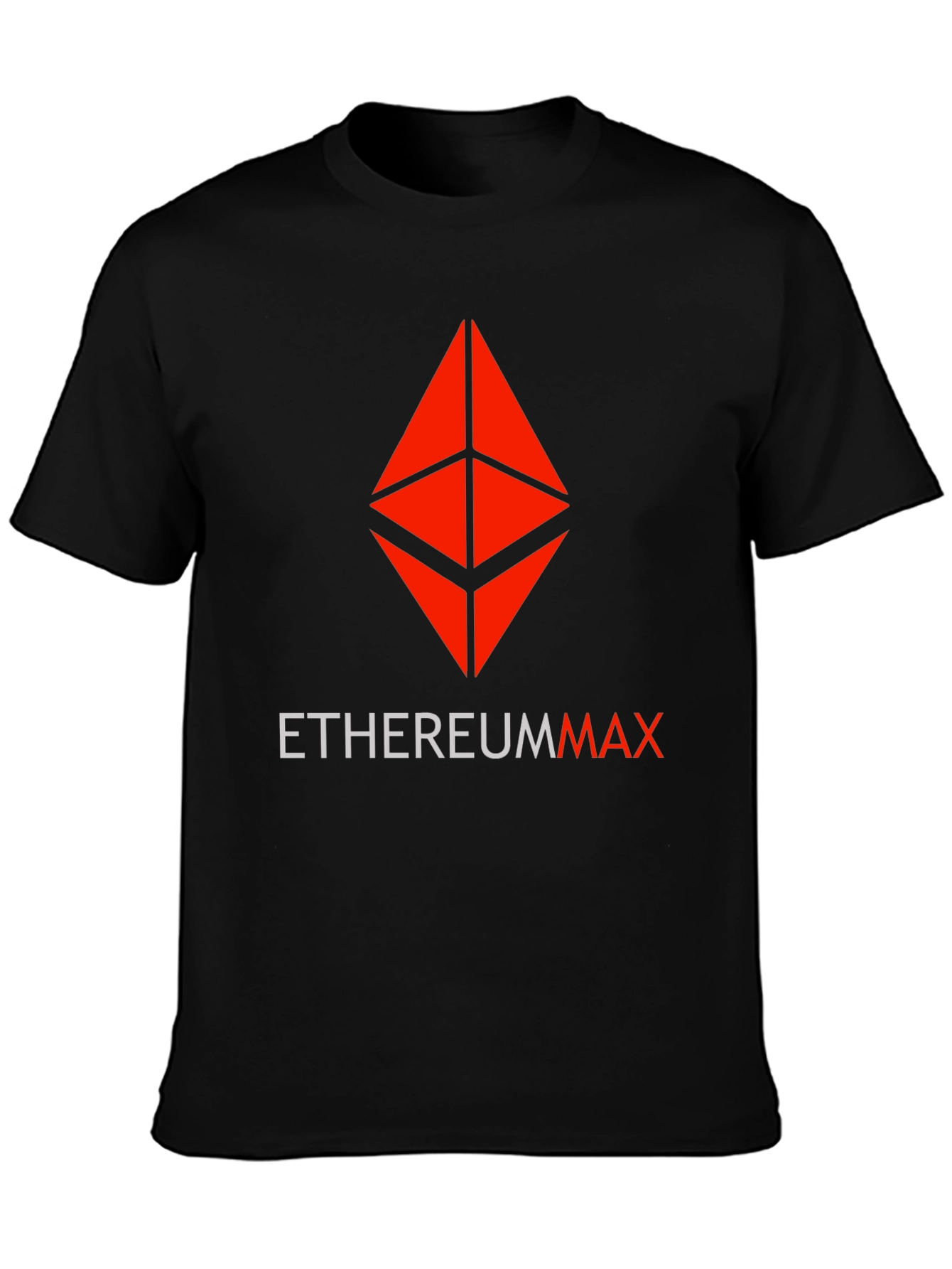 EthereumMax Graphic T-Shirt - Black Crypto Tee