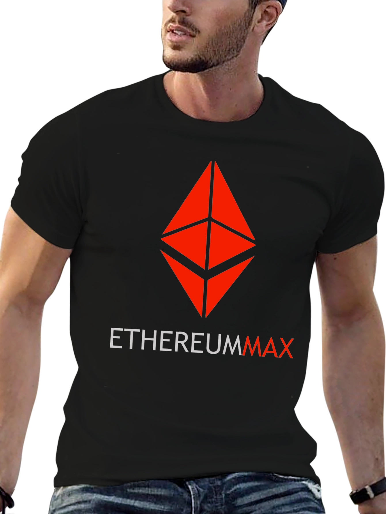 EthereumMax Graphic T-Shirt - Black Crypto Tee