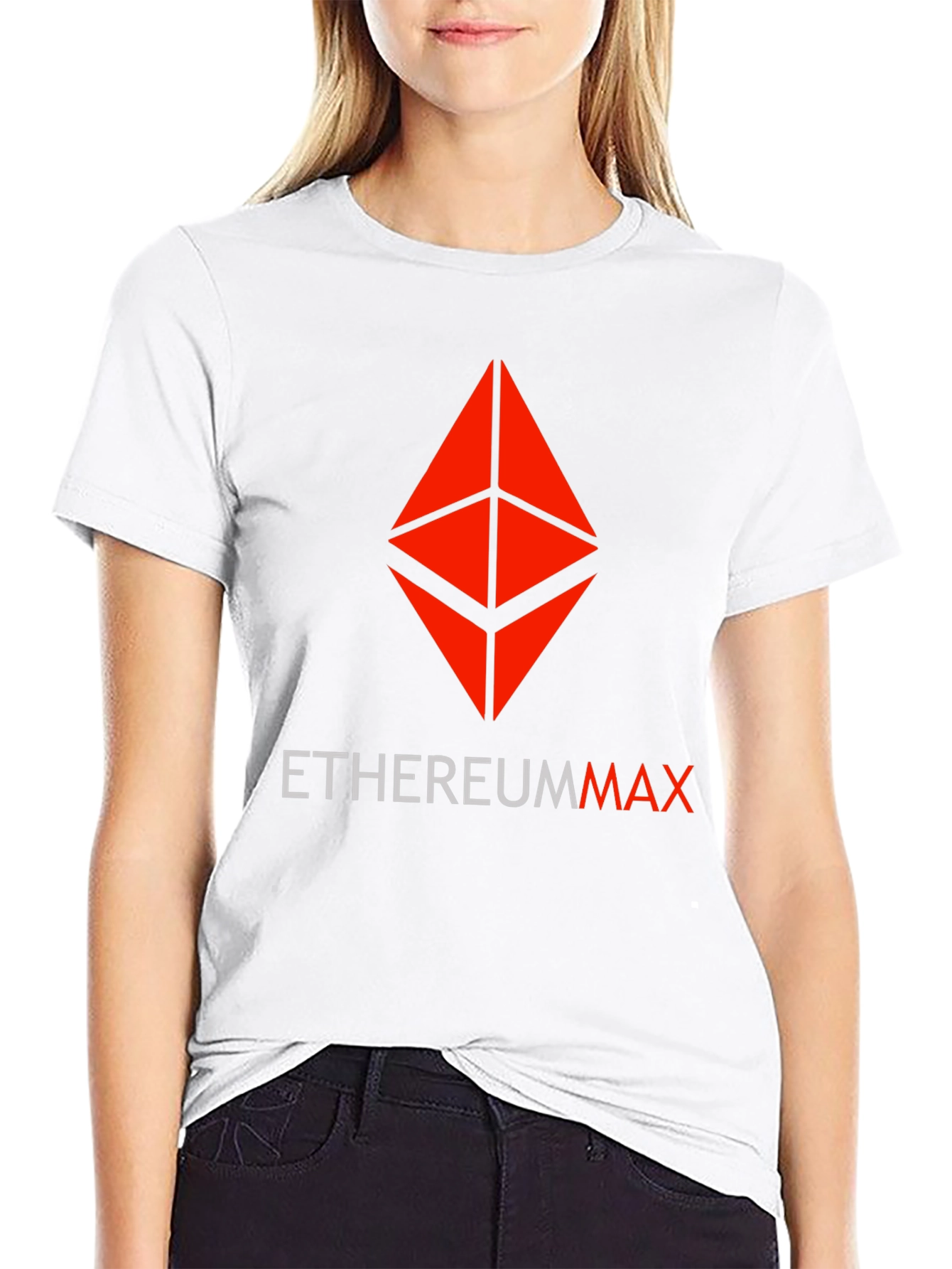 EthereumMax Graphic T-Shirt - Black Crypto Tee