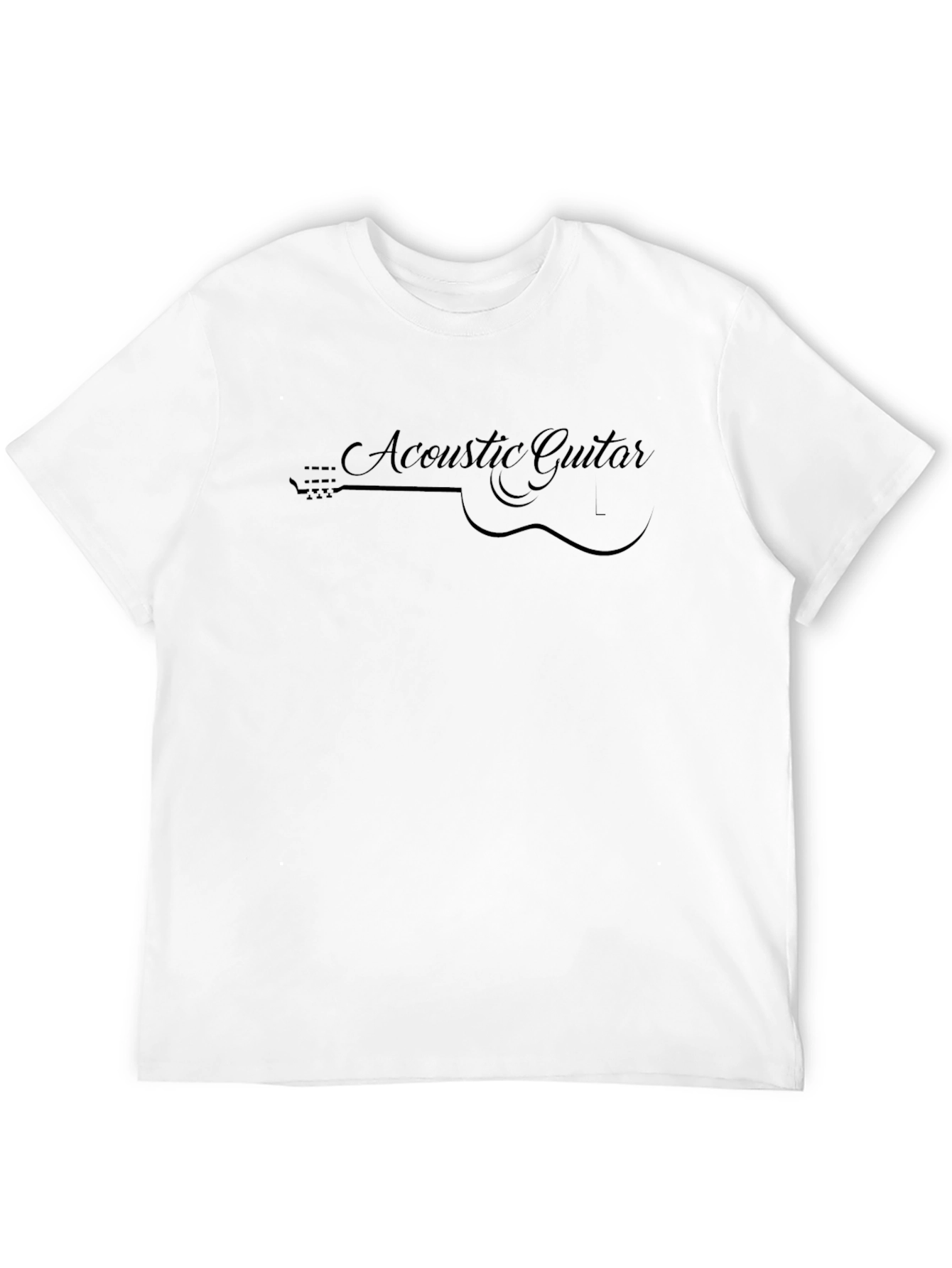 Acoustic Guitar T-Shirt - Music Lover Tee