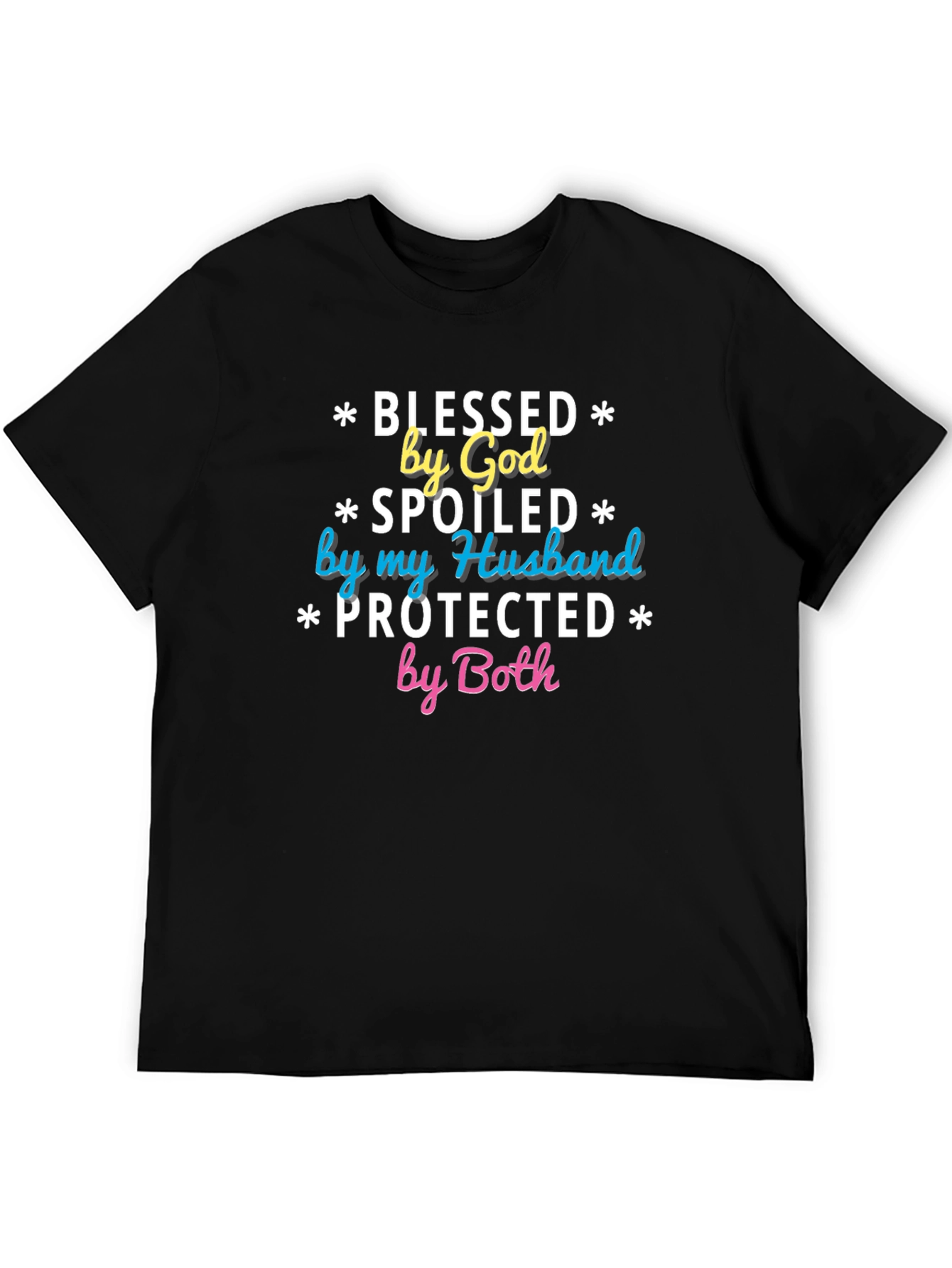 Blessed Spoiled Protected Novelty Graphic T-Shirt