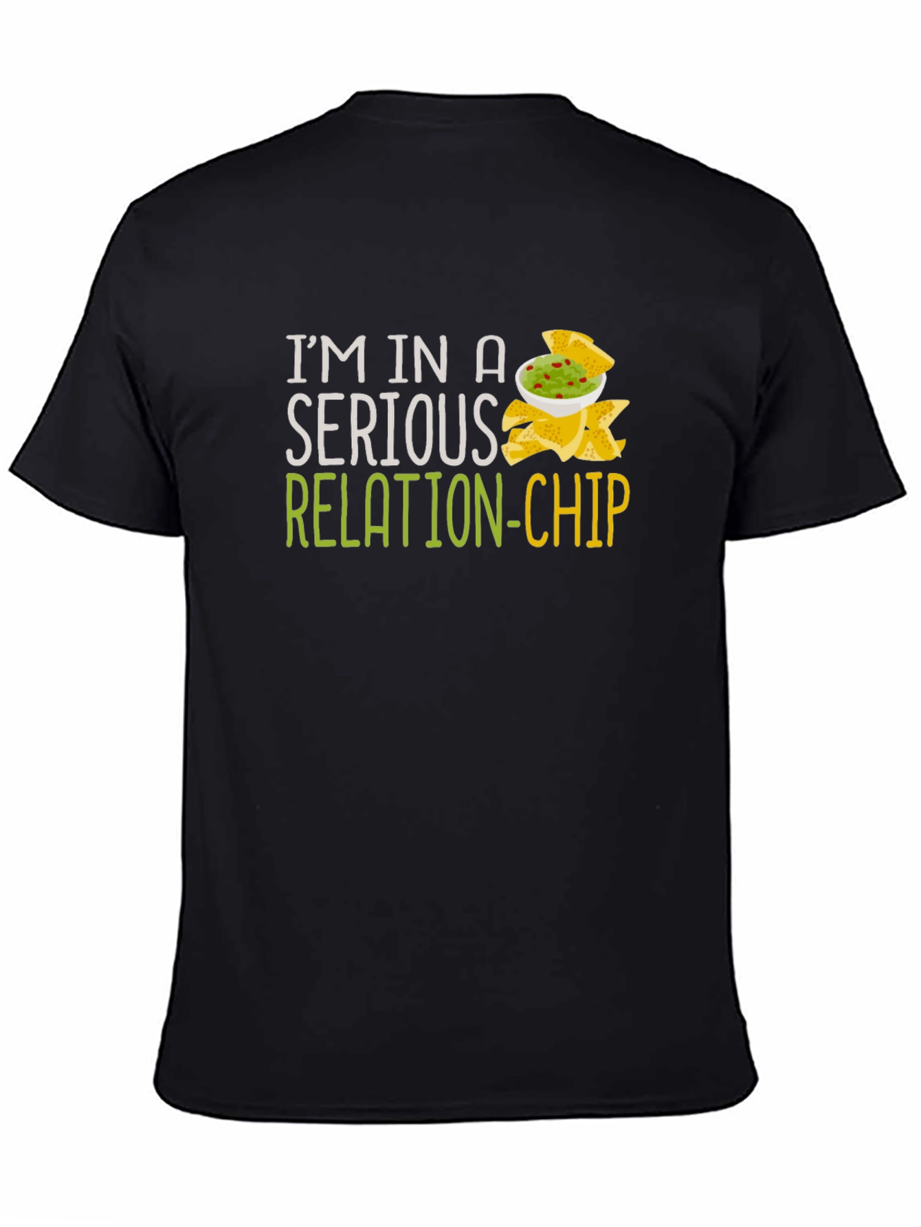 Serious Relation-Chip Graphic T-Shirt