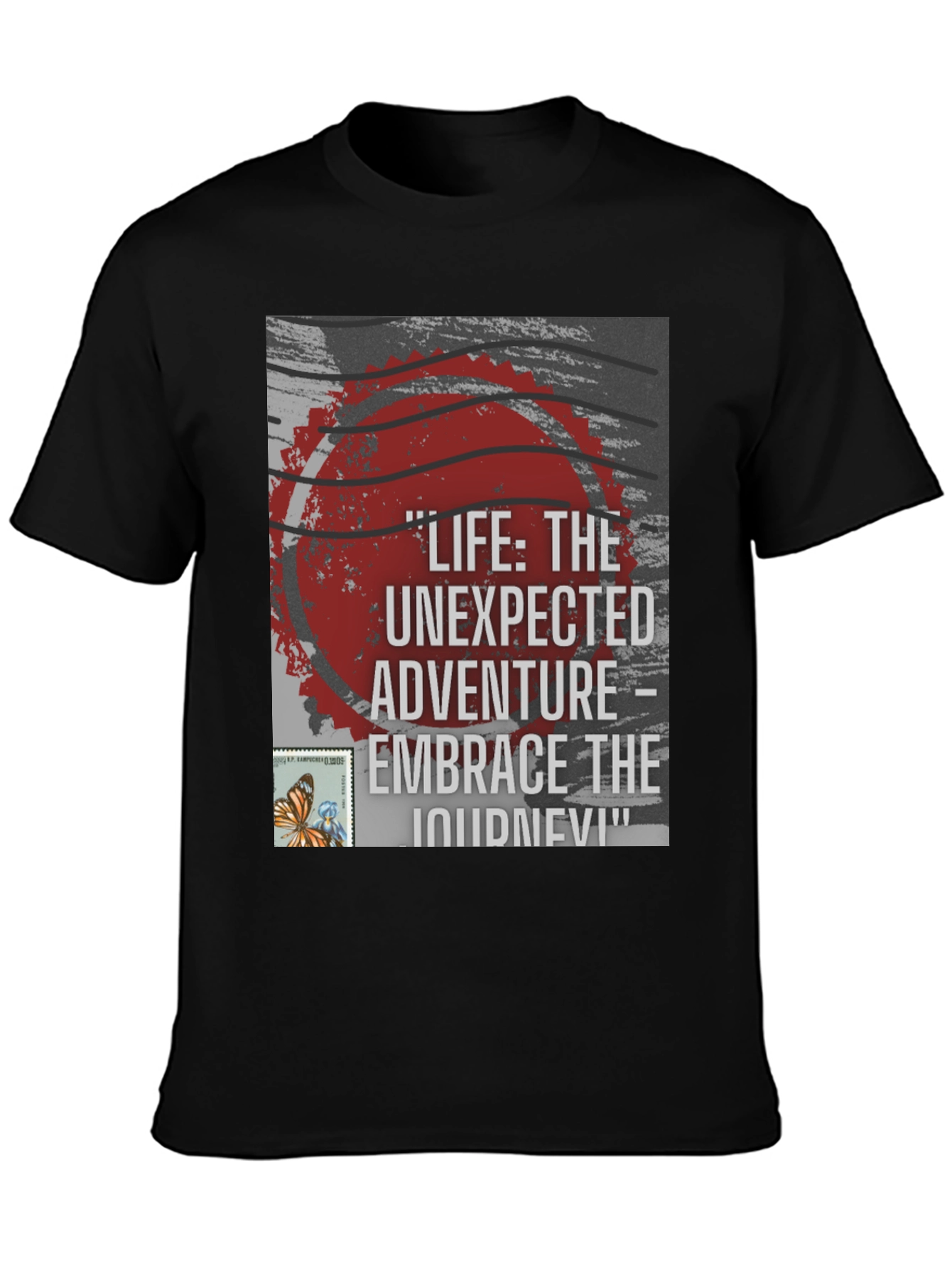 Embrace the Journey Tee:  Life Adventure Graphic T-Shirt