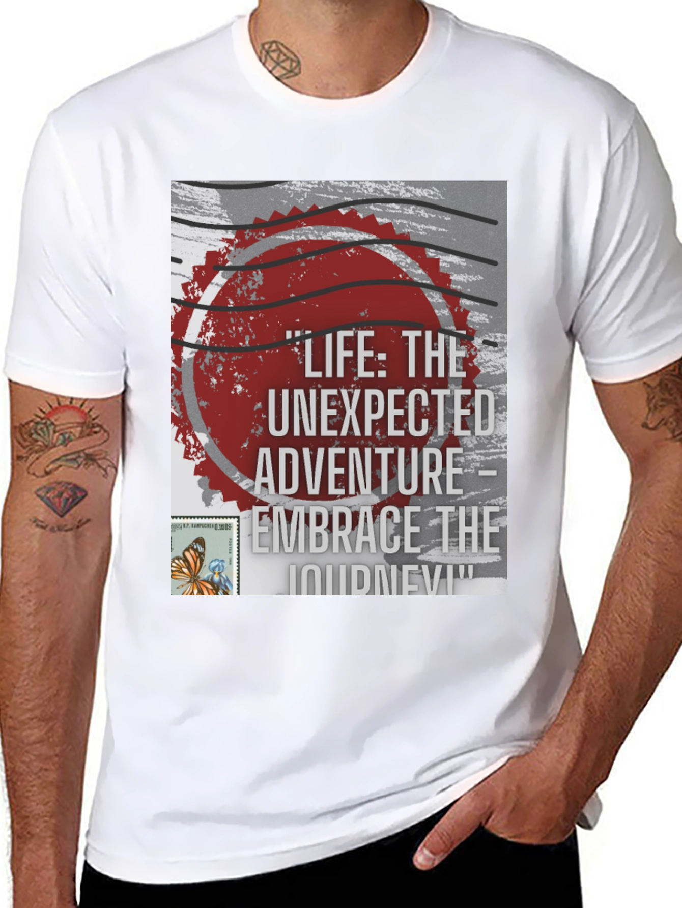 Embrace the Journey Tee:  Life Adventure Graphic T-Shirt
