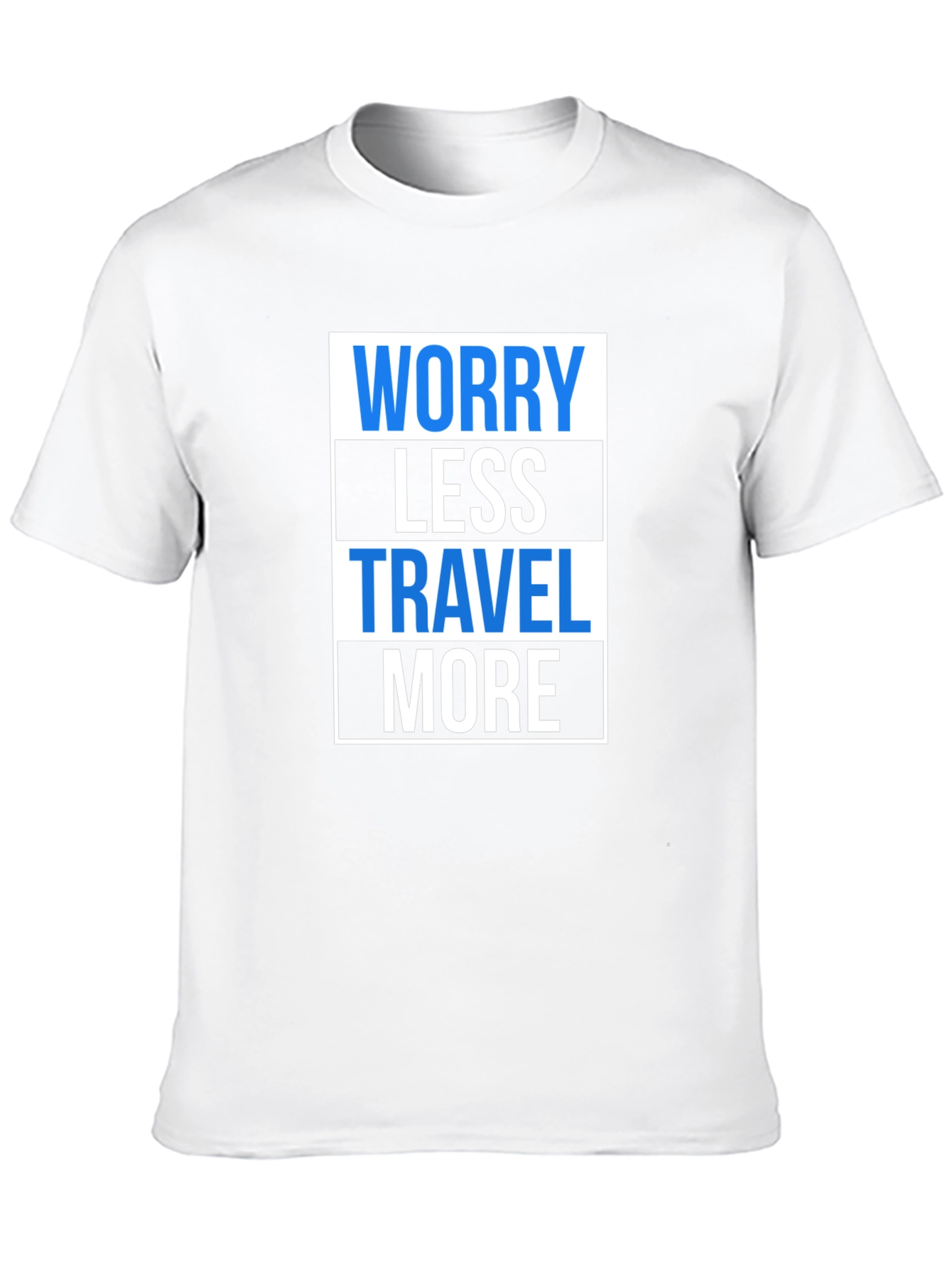 Worry Less Travel More Graphic T-Shirt